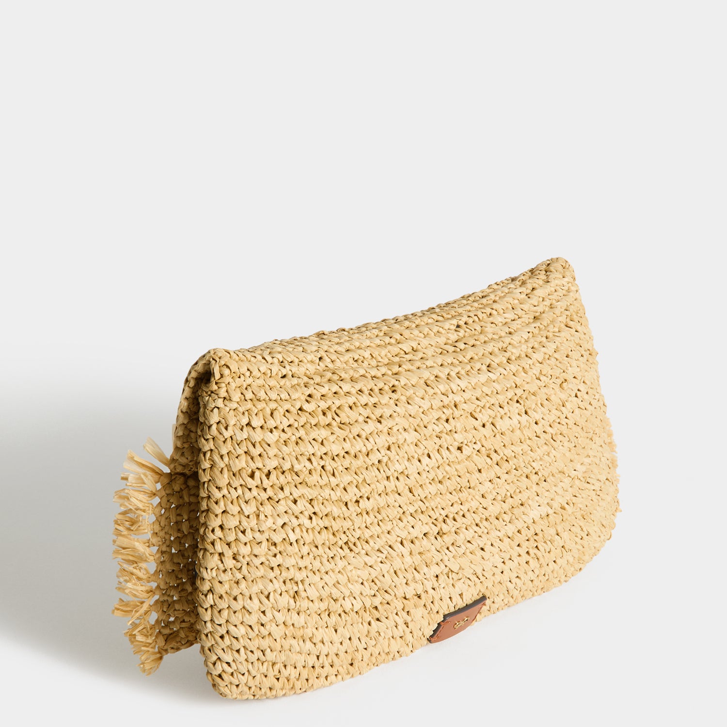 Raffia Bow Clutch -

          
            Raffia in Natural -
          

          Anya Hindmarch UK
