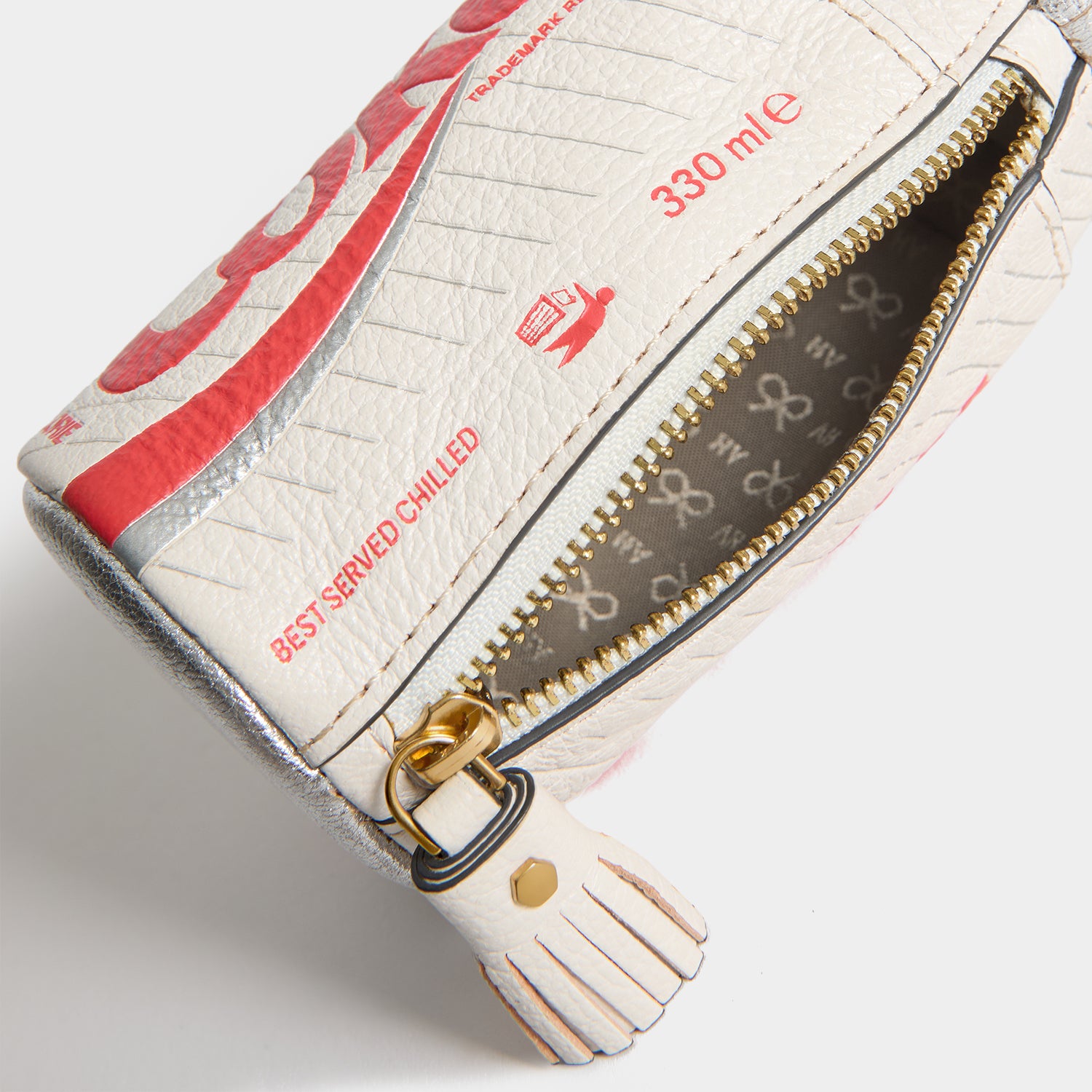 Anya Brands Diet Coke Coin Purse -

          
            Capra in Optic White -
          

          Anya Hindmarch UK
