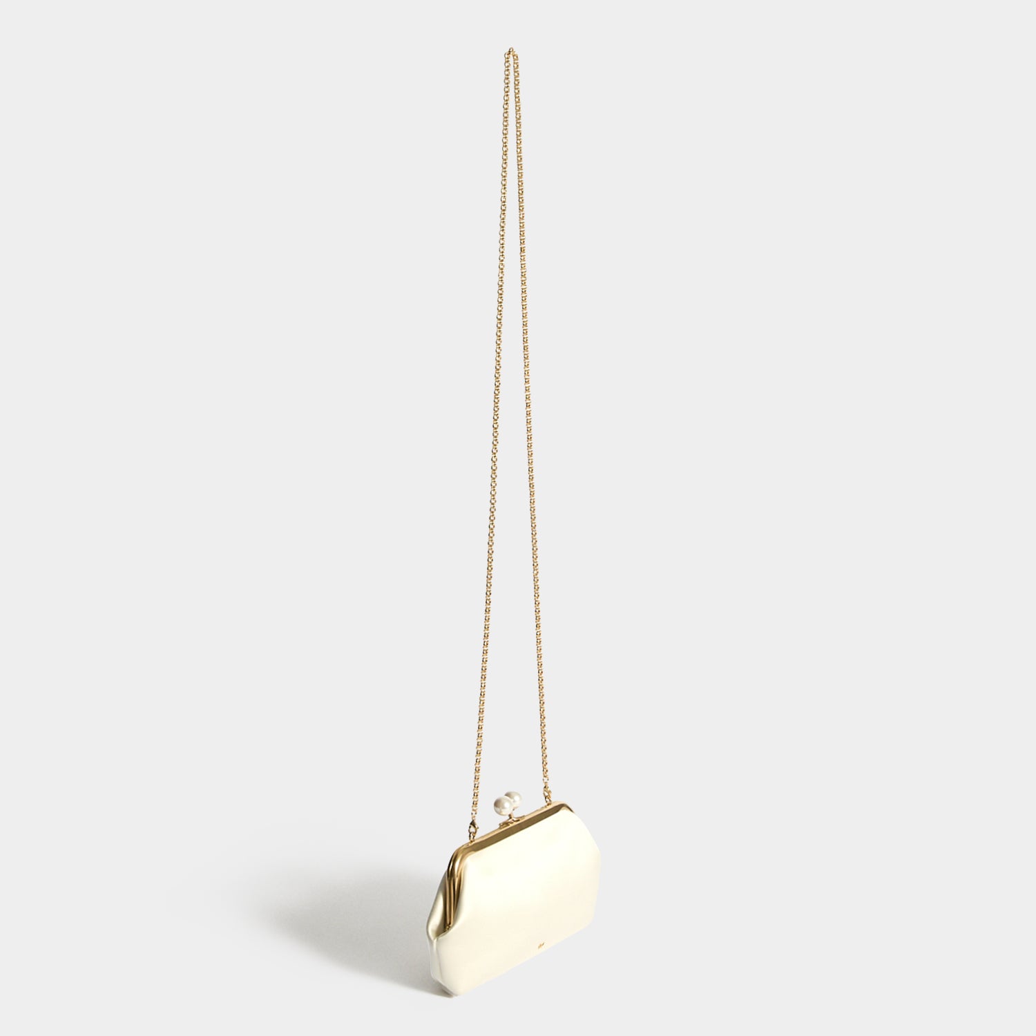 Maud Pearls Clutch -

          
            Recycled Satin in Ivory -
          

          Anya Hindmarch UK
