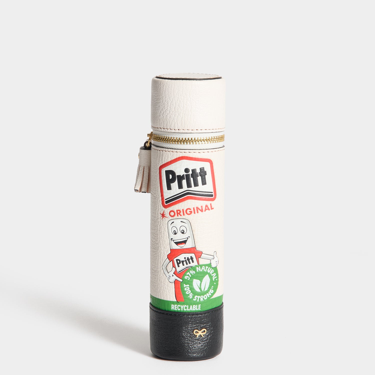 Pritt Stick Pencil Case -

          
            Nappa in White -
          

          Anya Hindmarch UK
