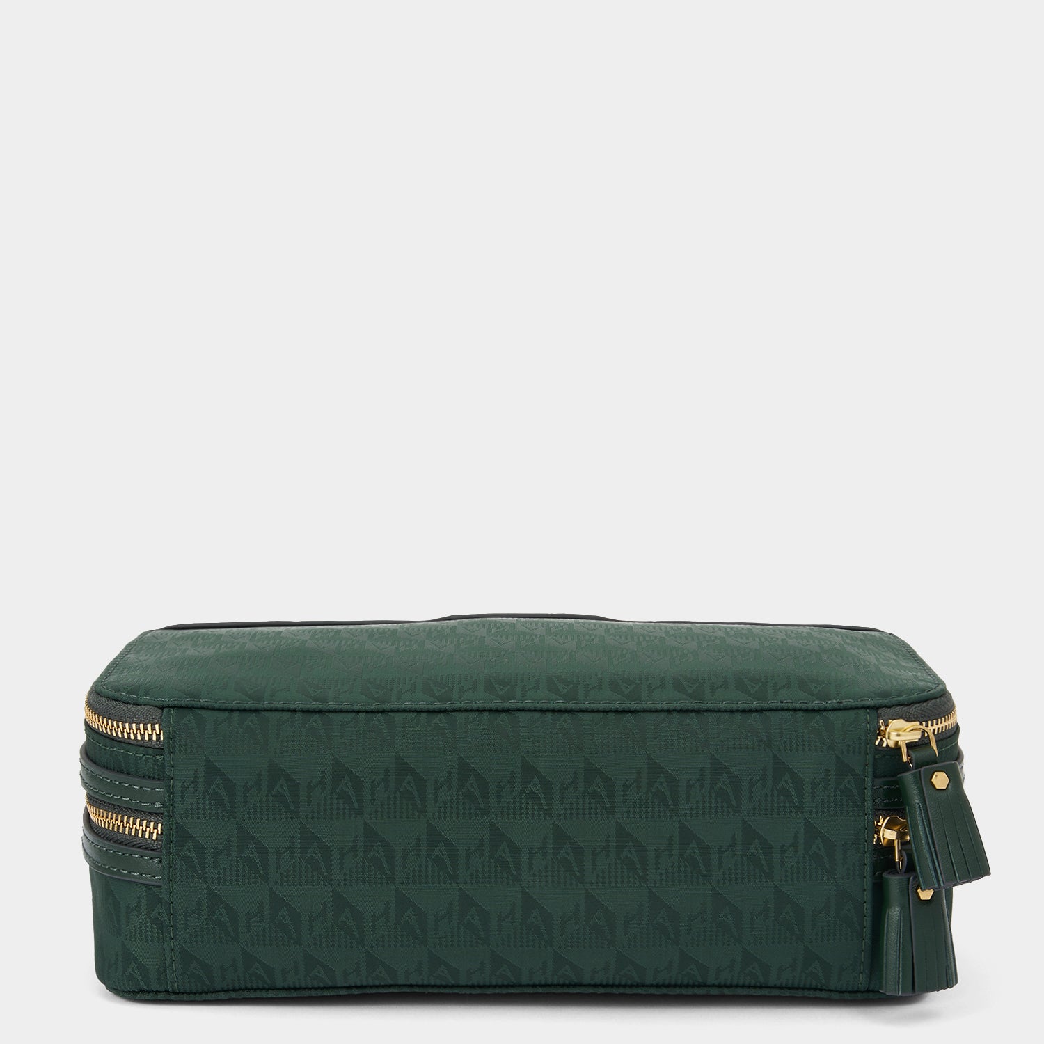 Logo Make-Up Pouch -

                  
                    Recycled Nylon in Dark Holly -
                  

                  Anya Hindmarch UK
