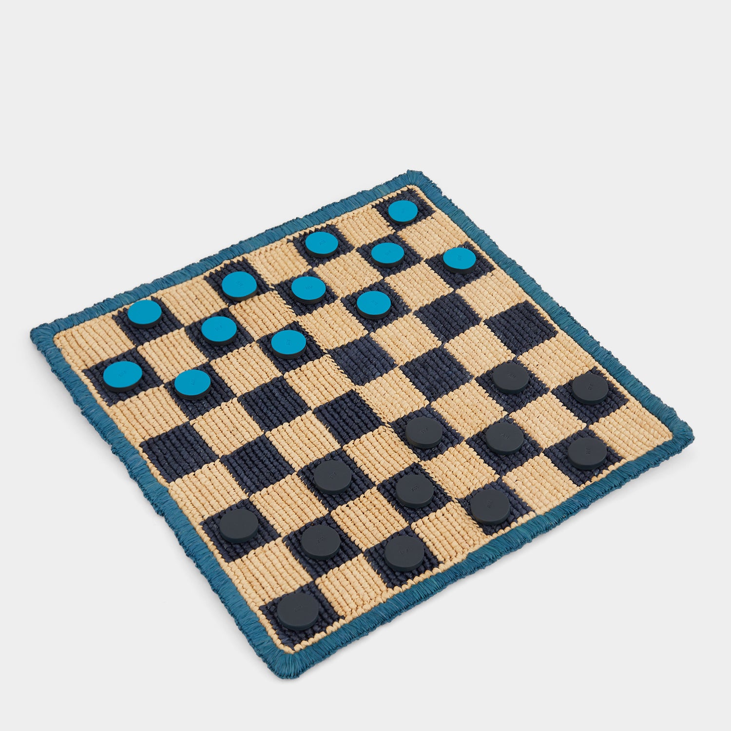 Anya Games Raffia Draughts -

                  
                    Raffia in Marine -
                  

                  Anya Hindmarch UK
