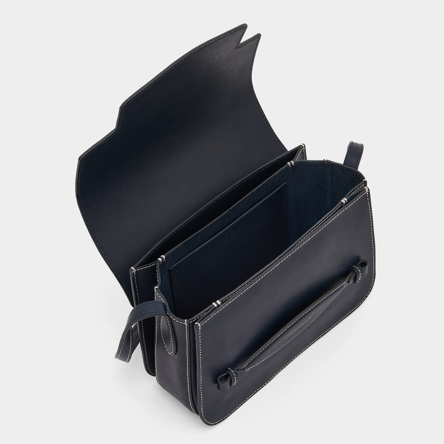 Return to Nature Shoulder Bag -

                  
                    Compostable Leather in Marine -
                  

                  Anya Hindmarch UK
