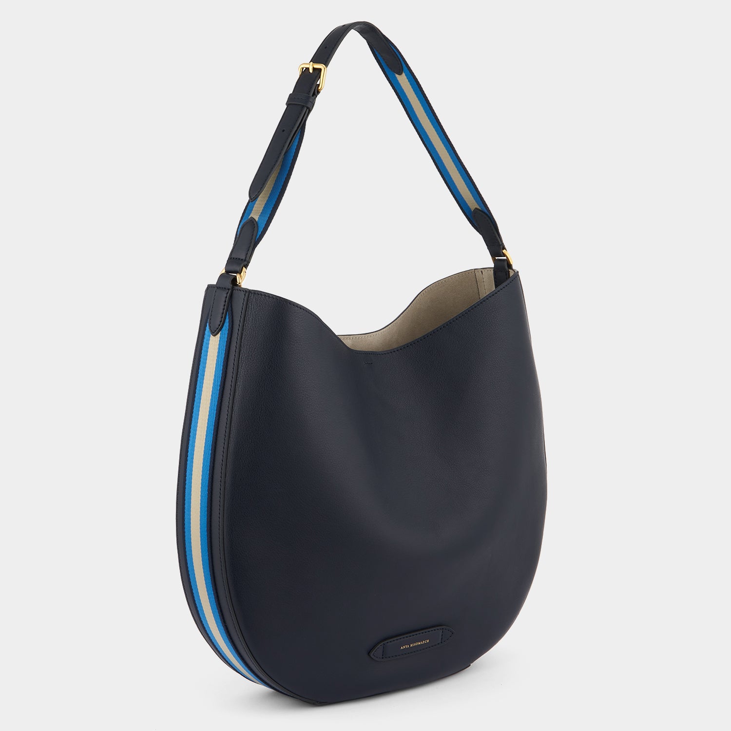 Nastro Hobo -

                  
                    Leather in marine -
                  

                  Anya Hindmarch UK
