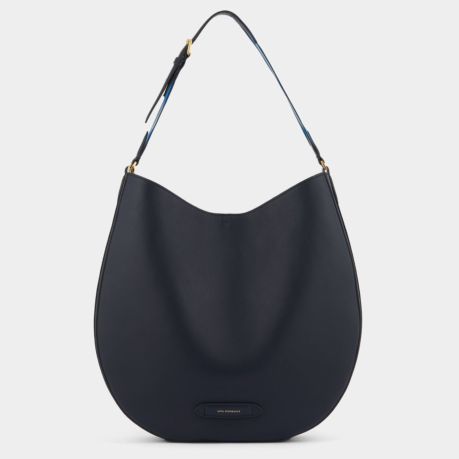 Nastro Hobo -

                  
                    Leather in marine -
                  

                  Anya Hindmarch UK
