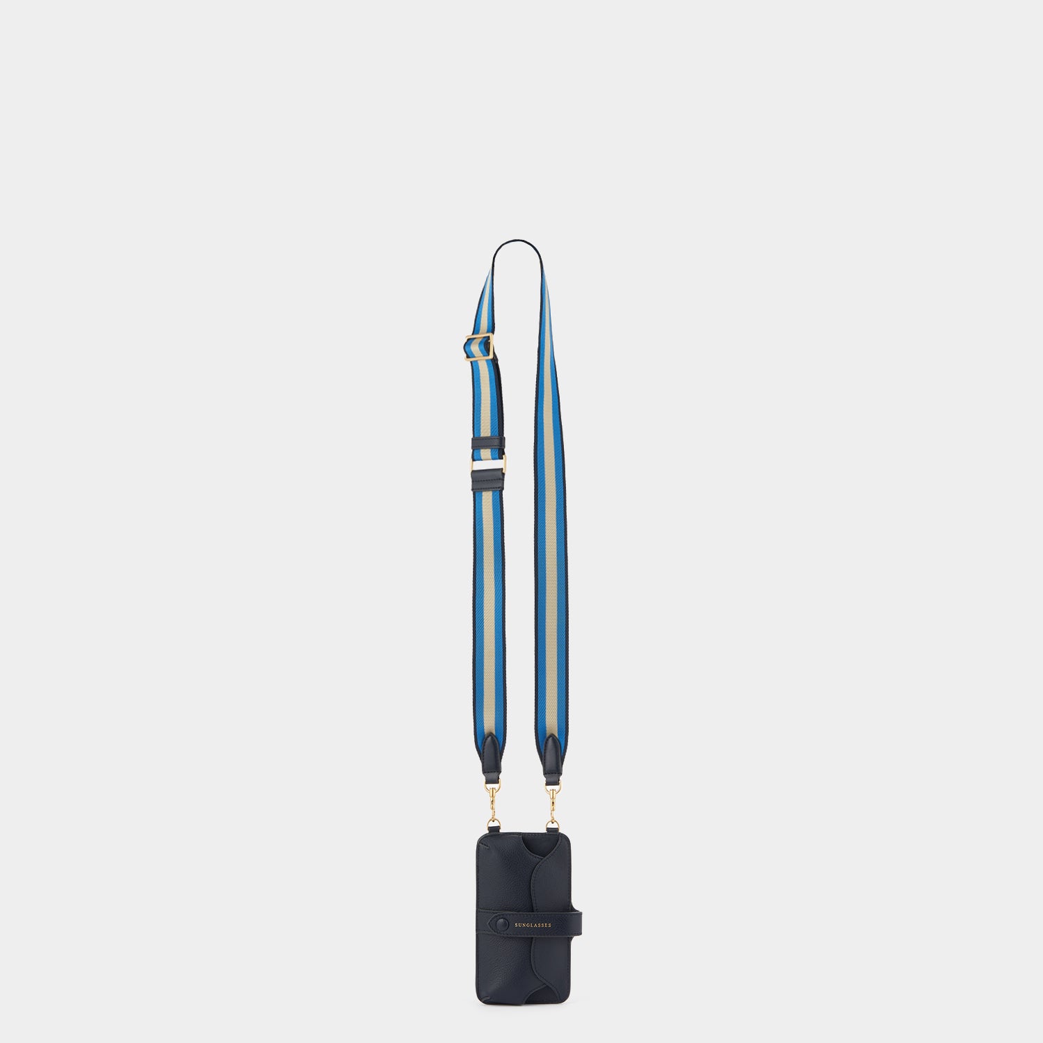 Nastro Phone Pouch On Strap -

                  
                    Leather in marine -
                  

                  Anya Hindmarch UK
