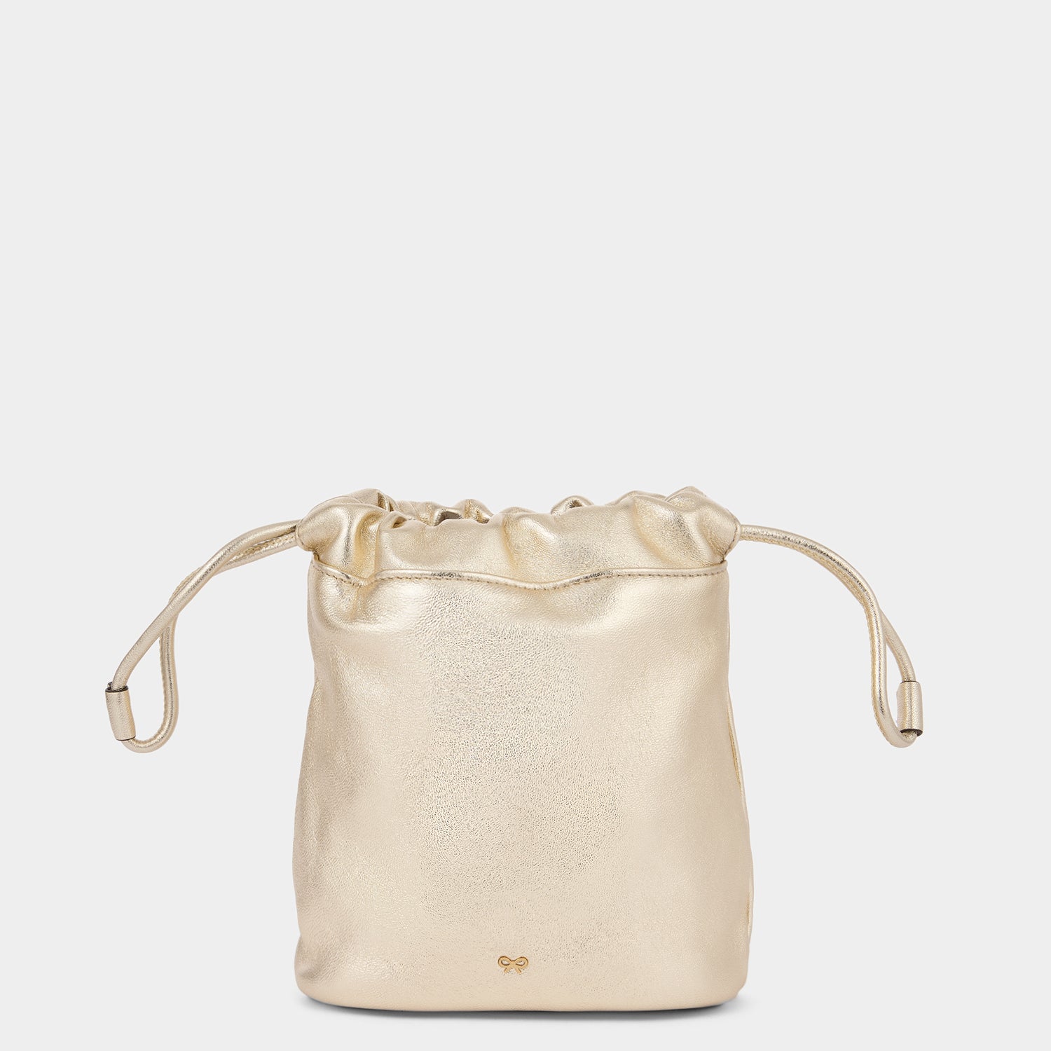 Eyes Drawstring Pouch -

                  
                    Metallic Leather in Light Gold -
                  

                  Anya Hindmarch UK
