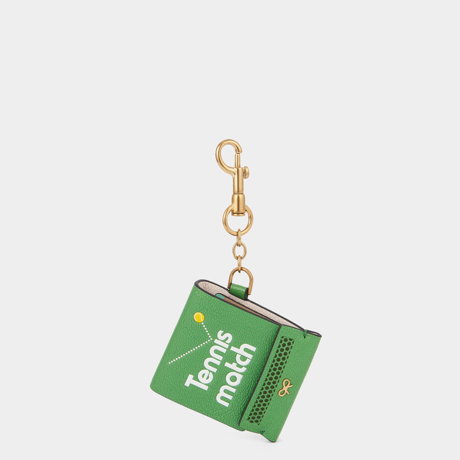Tennis Match Book Charm -

                  
                    Capra in Grass Green -
                  

                  Anya Hindmarch UK
