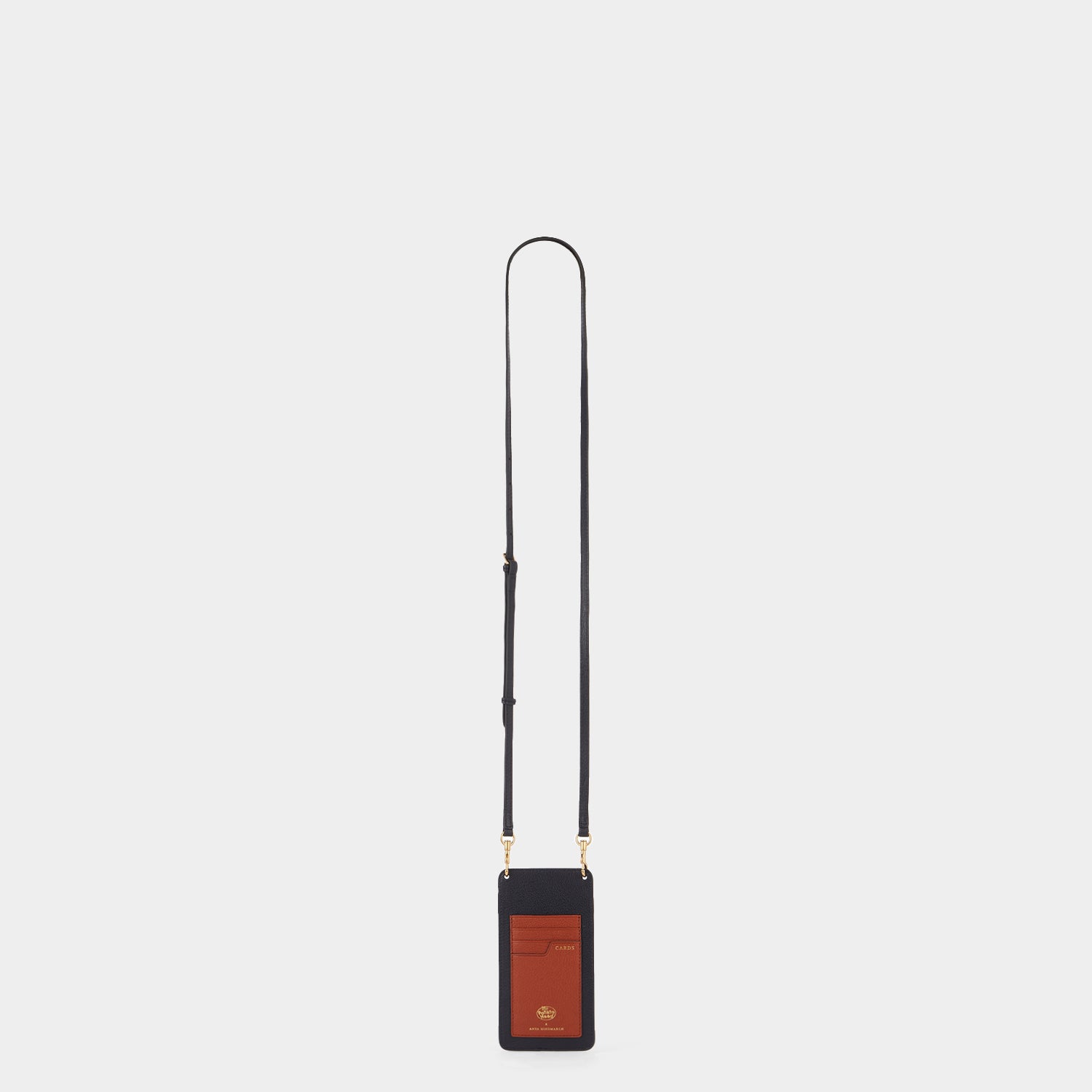 Mr Potato Head Phone Pouch on Strap -

                  
                    Capra Leather in Ink -
                  

                  Anya Hindmarch UK
