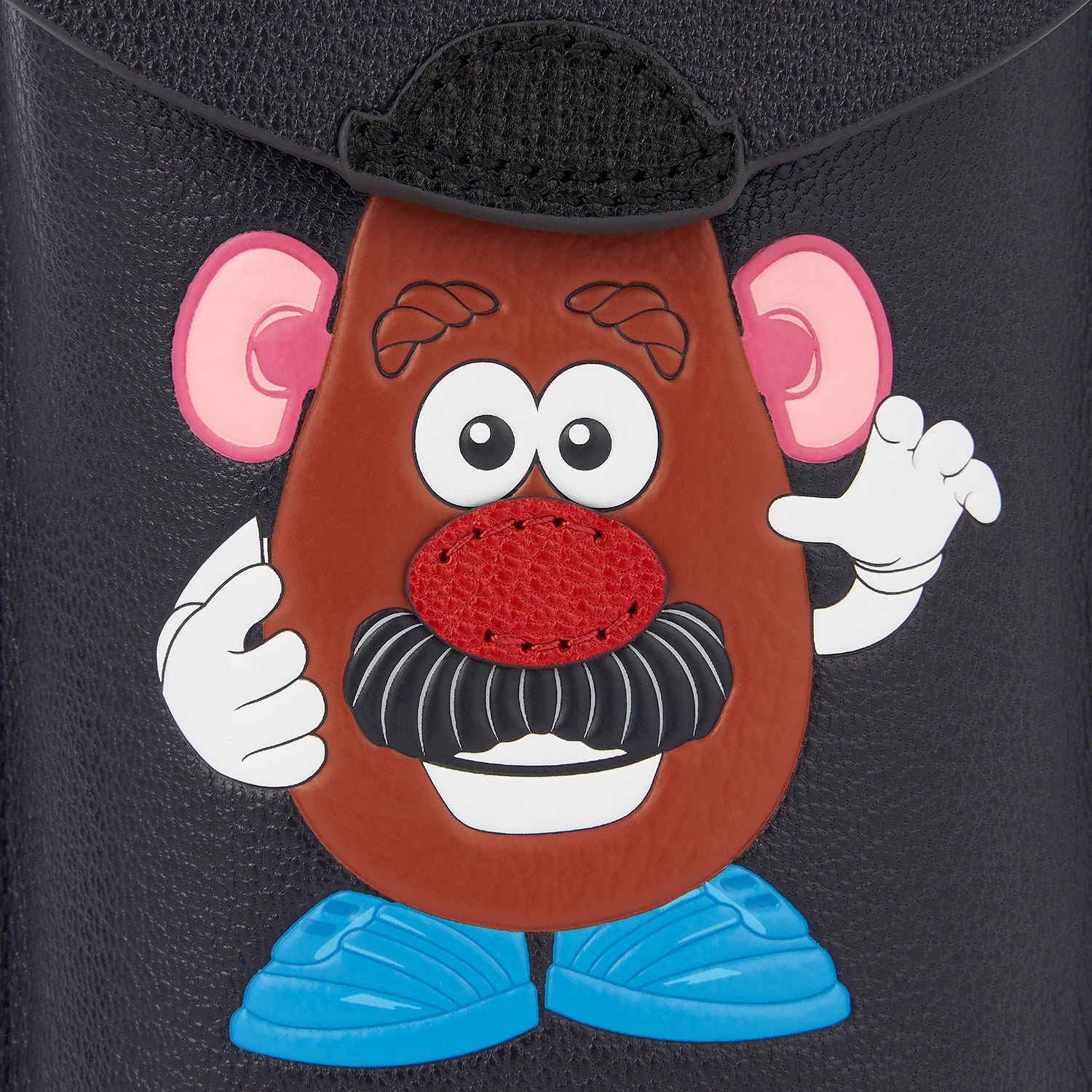 Mr Potato Head Phone Pouch on Strap -

                  
                    Capra Leather in Ink -
                  

                  Anya Hindmarch UK
