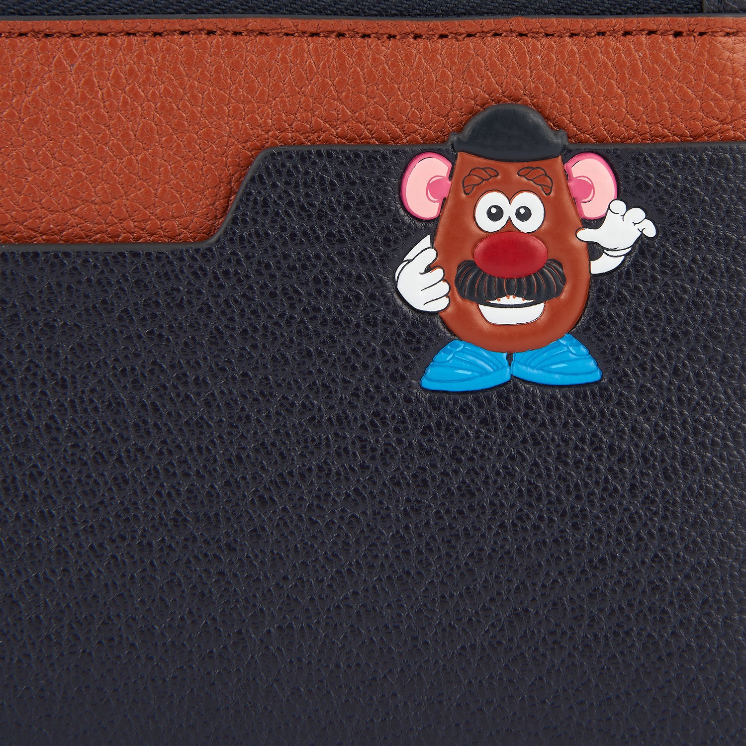 Mr Potato Head Zip Card Case -

                  
                    Capra Leather in Ink -
                  

                  Anya Hindmarch UK
