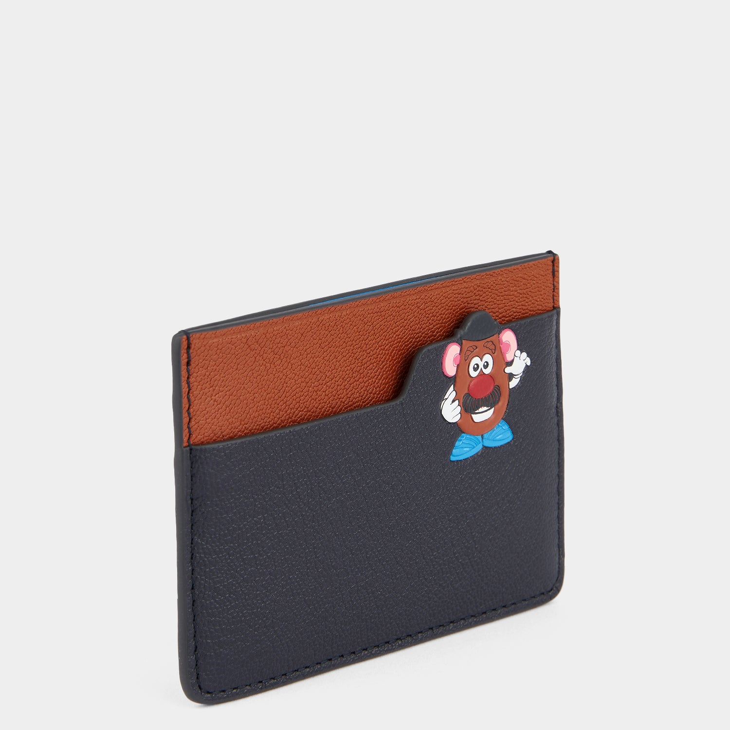 Mr Potato Head Card Case -

                  
                    Capra Leather in Ink -
                  

                  Anya Hindmarch UK
