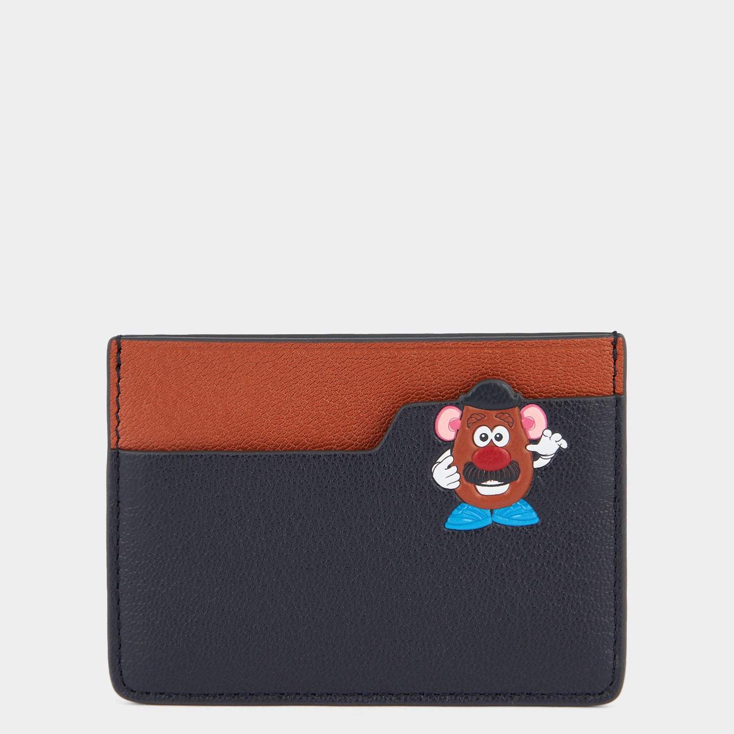 Mr Potato Head Card Case -

                  
                    Capra Leather in Ink -
                  

                  Anya Hindmarch UK
