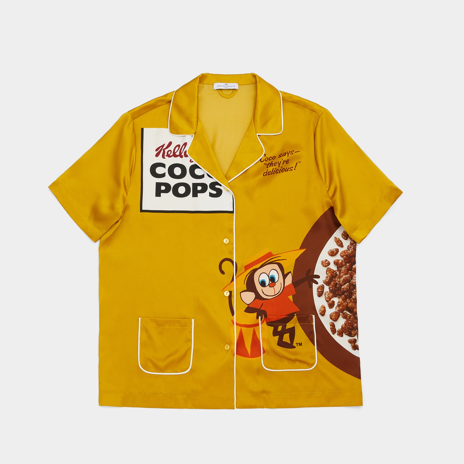 Anya Brands Coco Pops Short Pyjamas -

                  
                    Silk in Yellow -
                  

                  Anya Hindmarch UK
