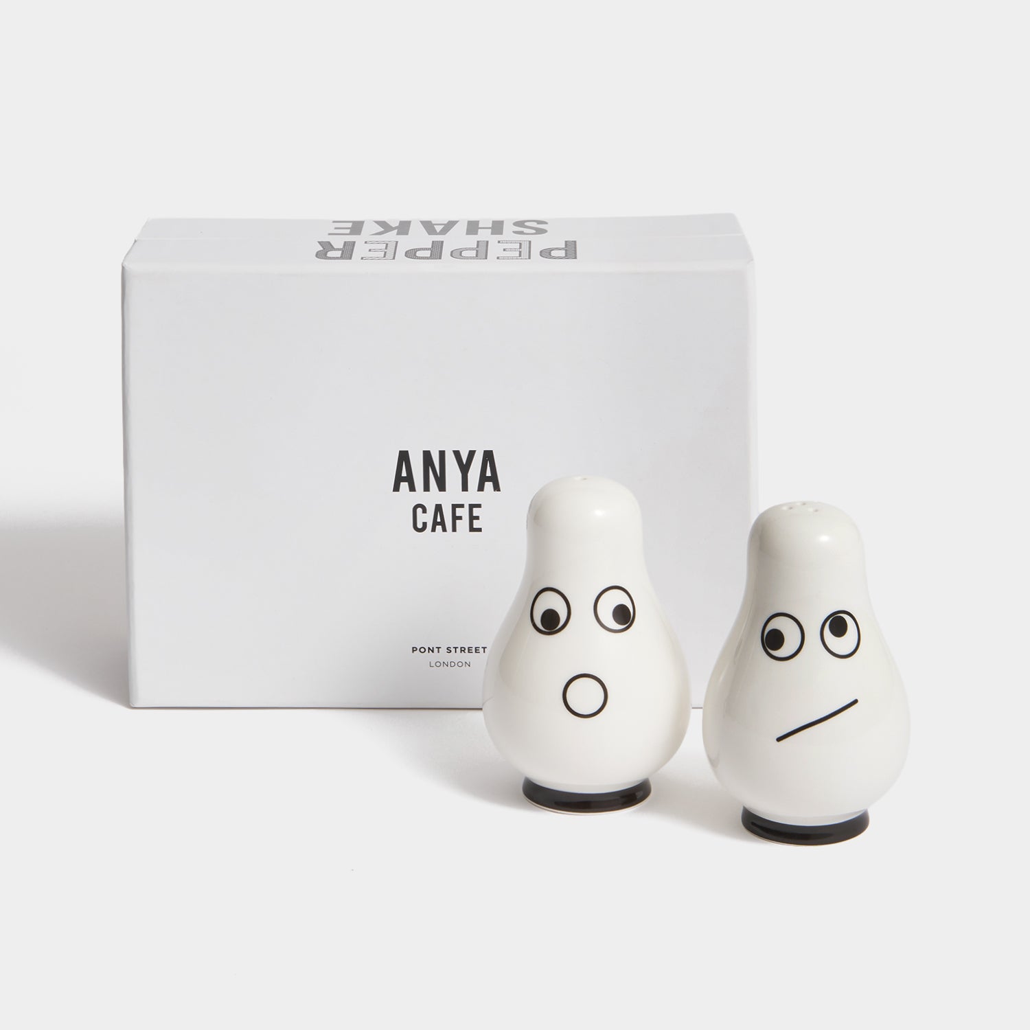 Eyes Salt and Pepper Set -

          
            Bone China in White -
          

          Anya Hindmarch UK
