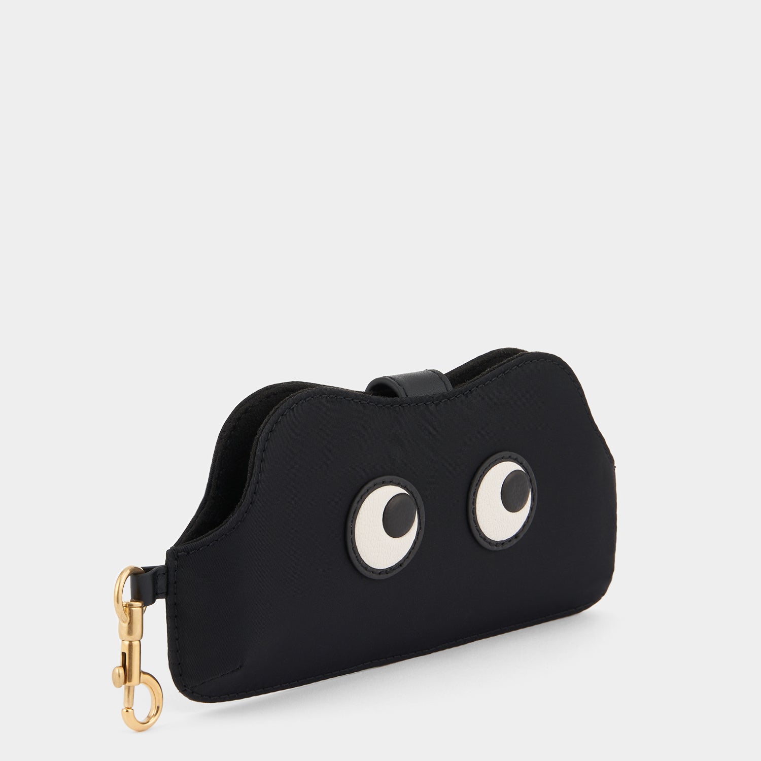 Eyes Sunglasses Holder -

                  
                    Econyl® Regenerated Nylon in Black -
                  

                  Anya Hindmarch UK
