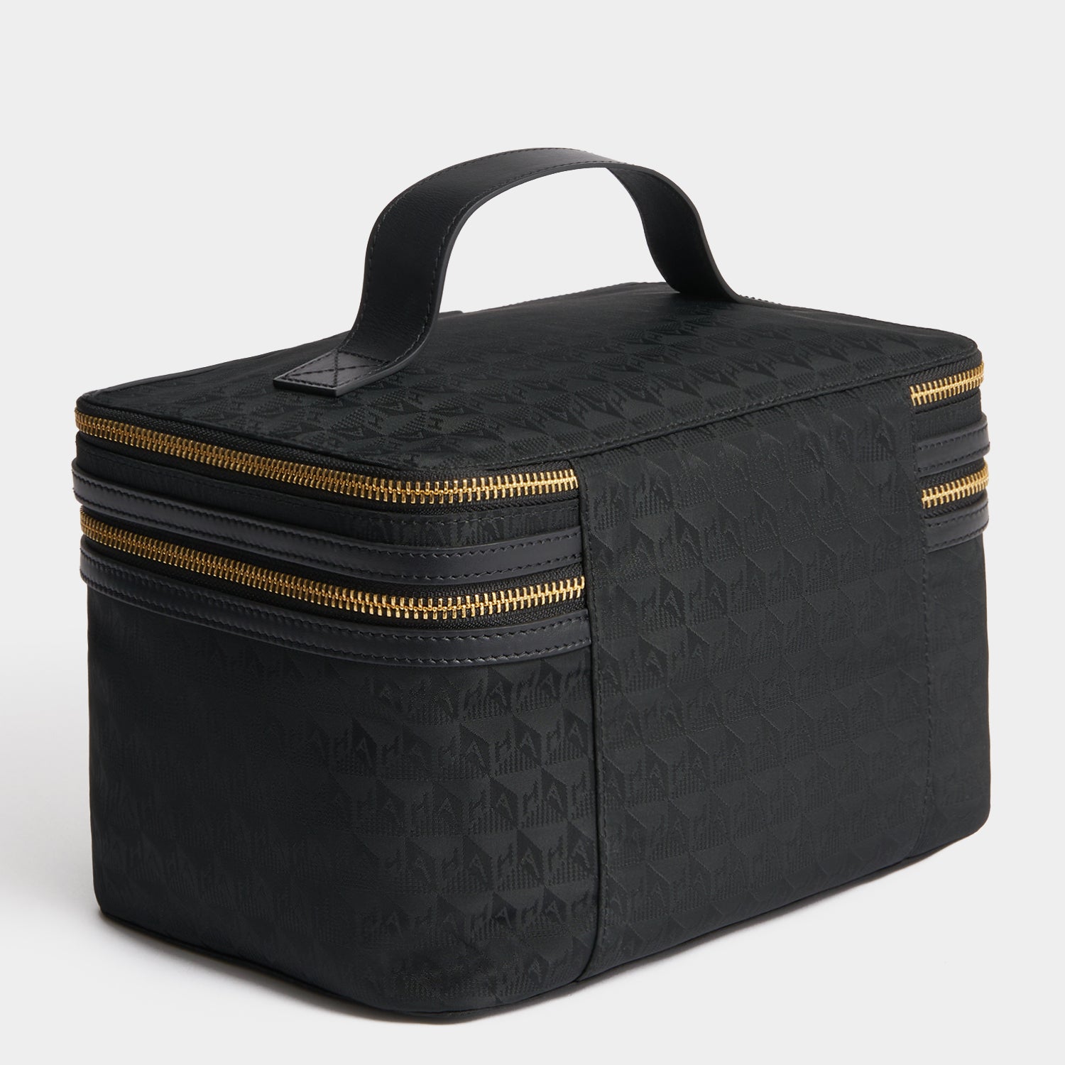 Logo Vanity Kit -

          
            Jacquard Nylon in Black -
          

          Anya Hindmarch UK
