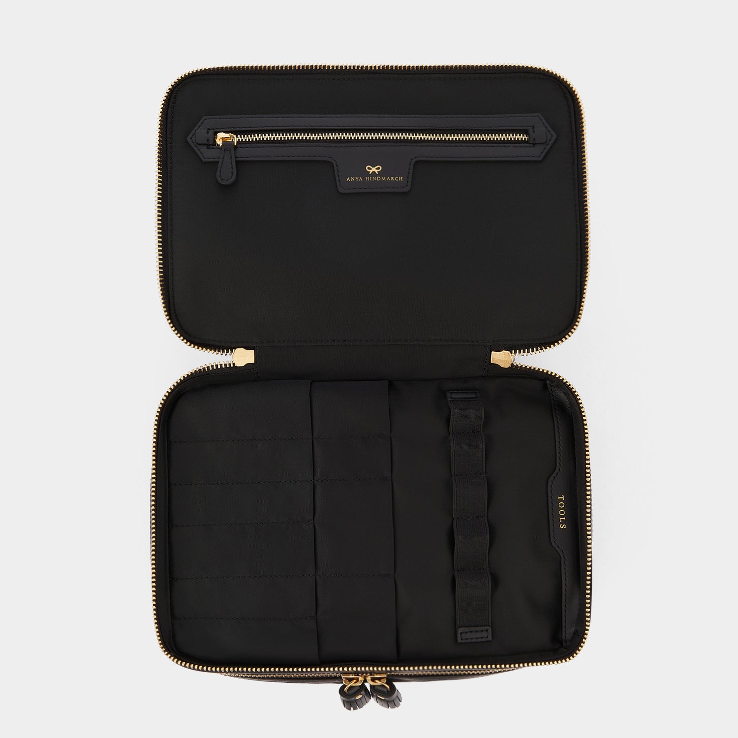 Logo Vanity Kit -

          
            Jacquard Nylon in Black -
          

          Anya Hindmarch UK

