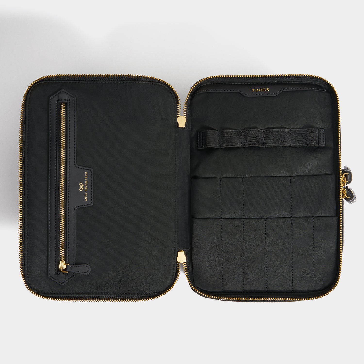 Logo Vanity Kit -

          
            Jacquard Nylon in Black -
          

          Anya Hindmarch UK
