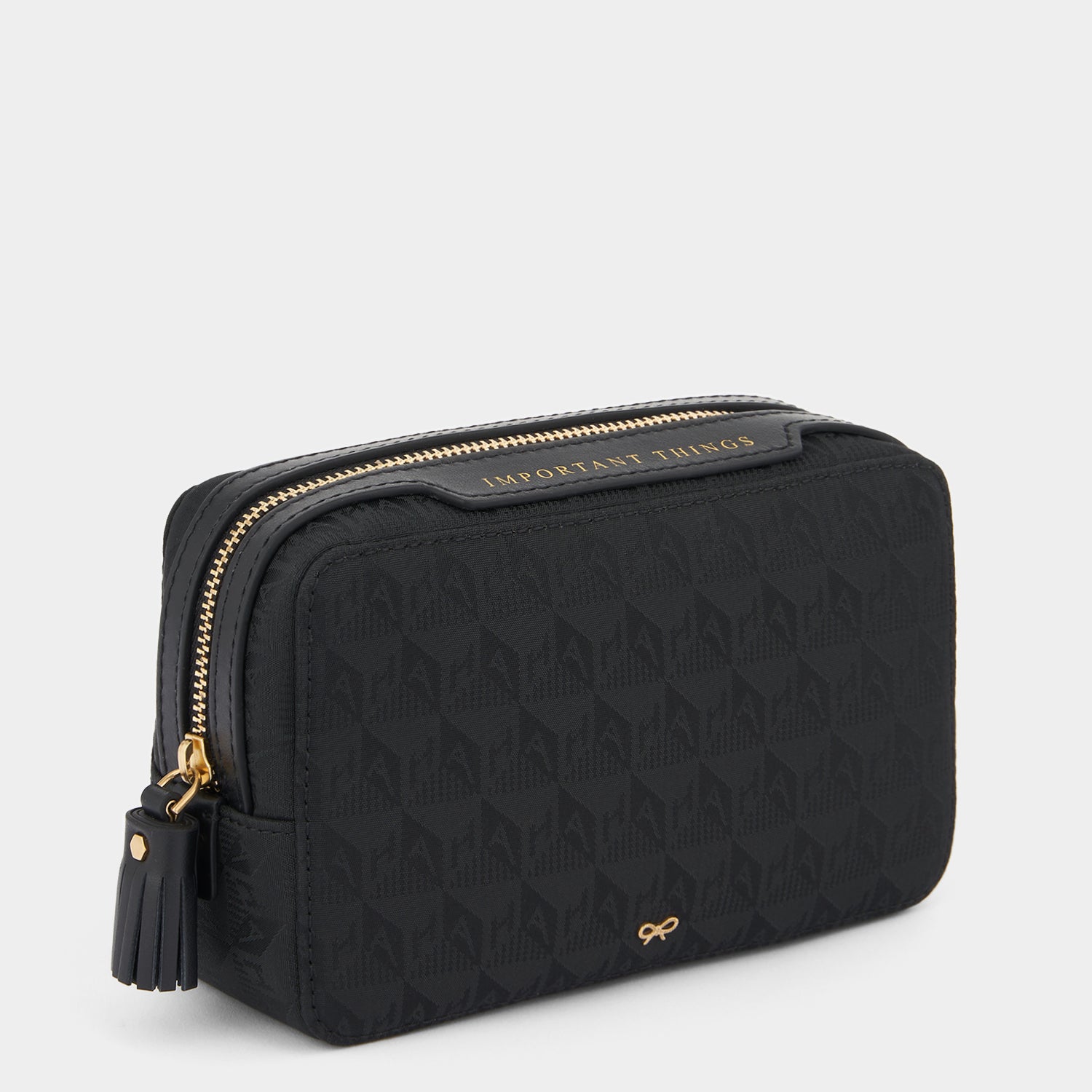 Logo Important Things Pouch -

                  
                    Jacquard Nylon in Black -
                  

                  Anya Hindmarch UK
