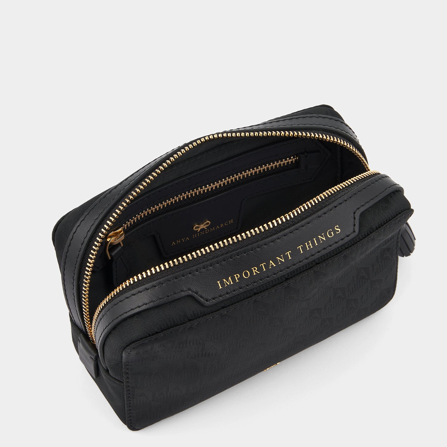 Logo Important Things Pouch -

                  
                    Jacquard Nylon in Black -
                  

                  Anya Hindmarch UK
