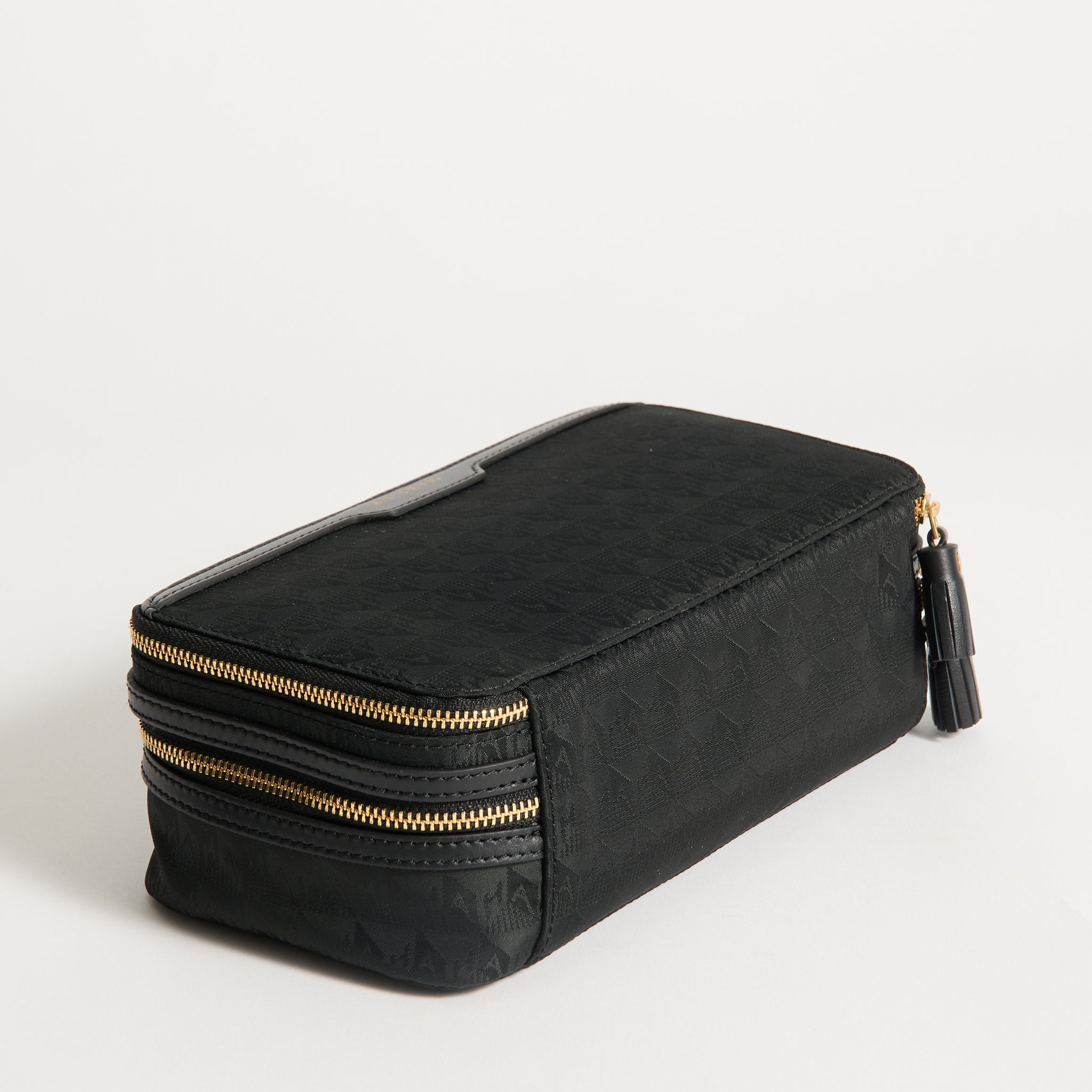 Logo Make-Up Pouch -

          
            Jacquard Nylon in Black -
          

          Anya Hindmarch UK
