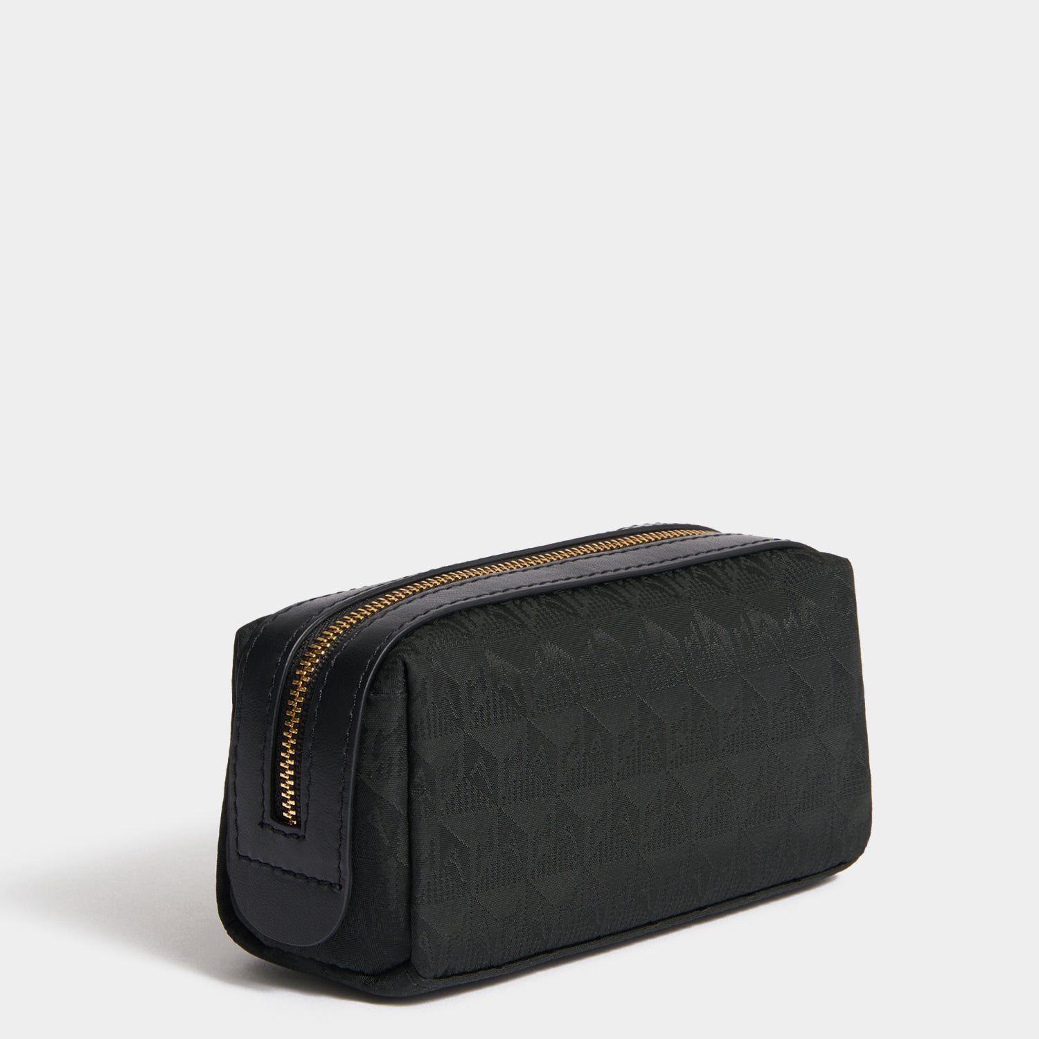 Logo Girlie Stuff Pouch -

          
            Jacquard Nylon in Black -
          

          Anya Hindmarch UK
