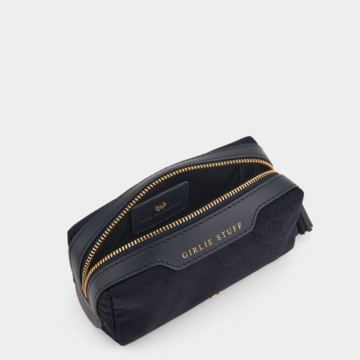 Logo Girlie Stuff -

                  
                    Jacquard Nylon in Marine -
                  

                  Anya Hindmarch UK
