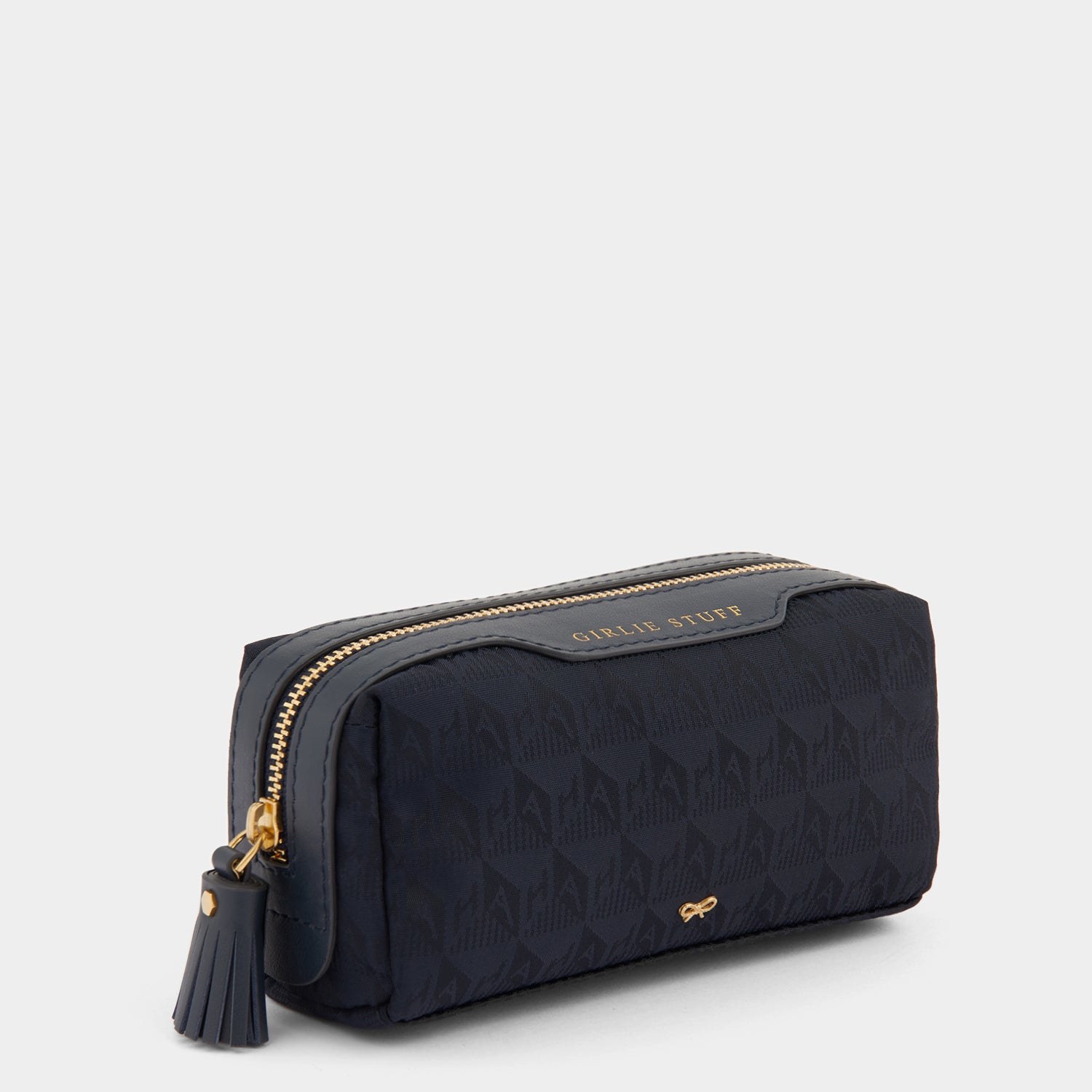 Logo Girlie Stuff -

                  
                    Jacquard Nylon in Marine -
                  

                  Anya Hindmarch UK
