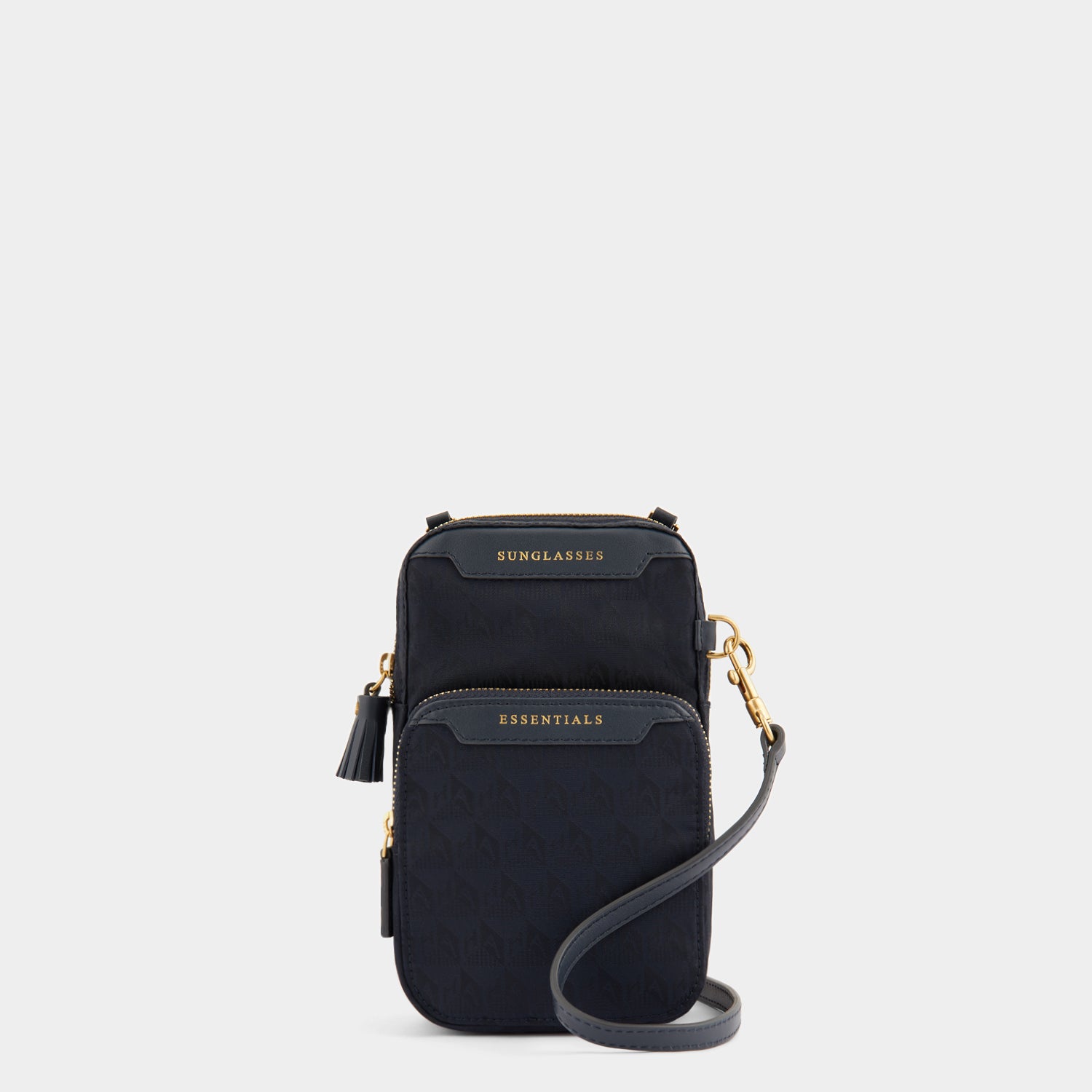 Logo Essentials Cross-body -

                  
                    Jacquard Nylon in Marine -
                  

                  Anya Hindmarch UK
