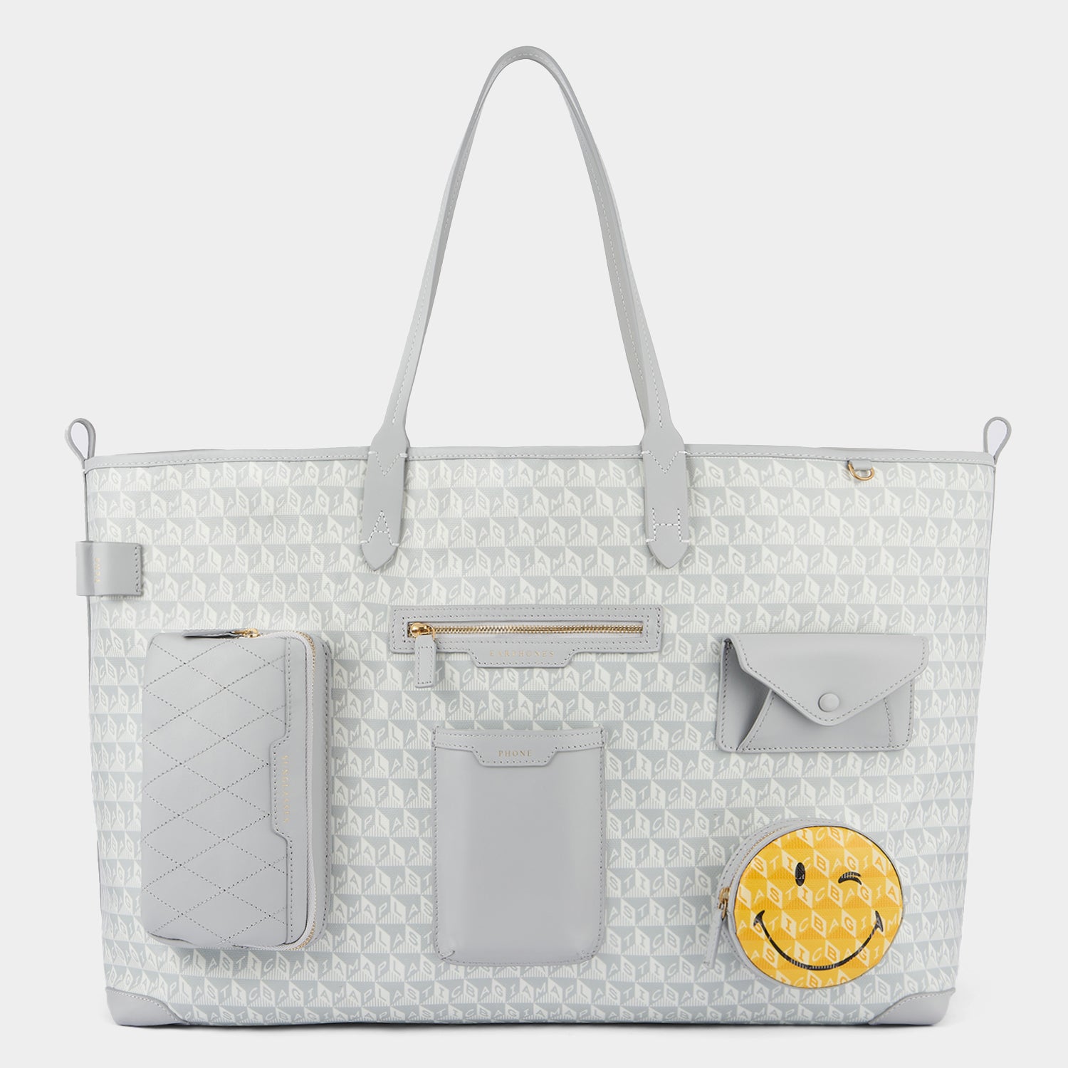 I am a Plastic Bag XL Wink Tote -

                  
                    Recycled Canvas in Frost -
                  

                  Anya Hindmarch UK
