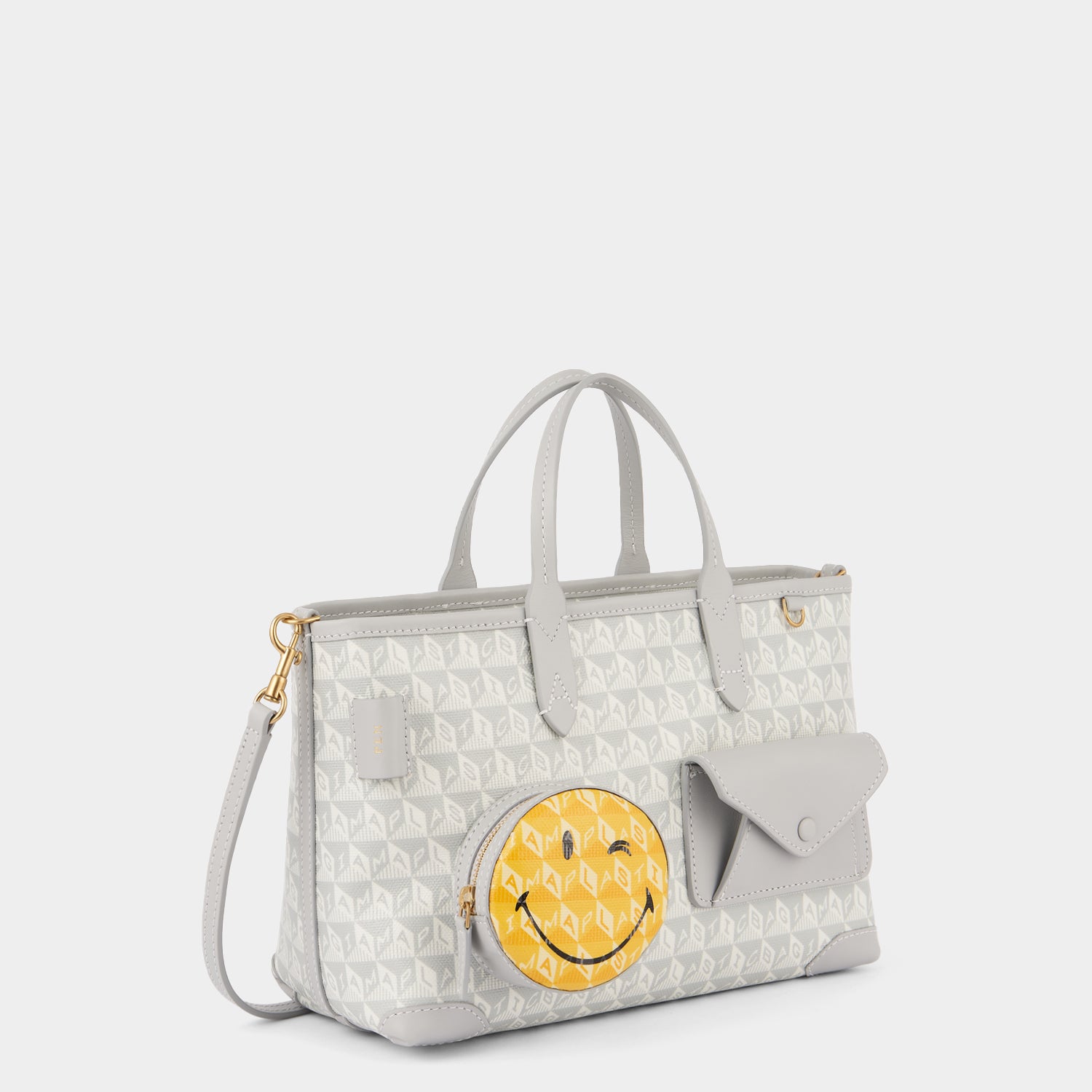 I Am A Plastic Bag Wink XS Tote -

                  
                    Recycled Canvas in Frost -
                  

                  Anya Hindmarch UK
