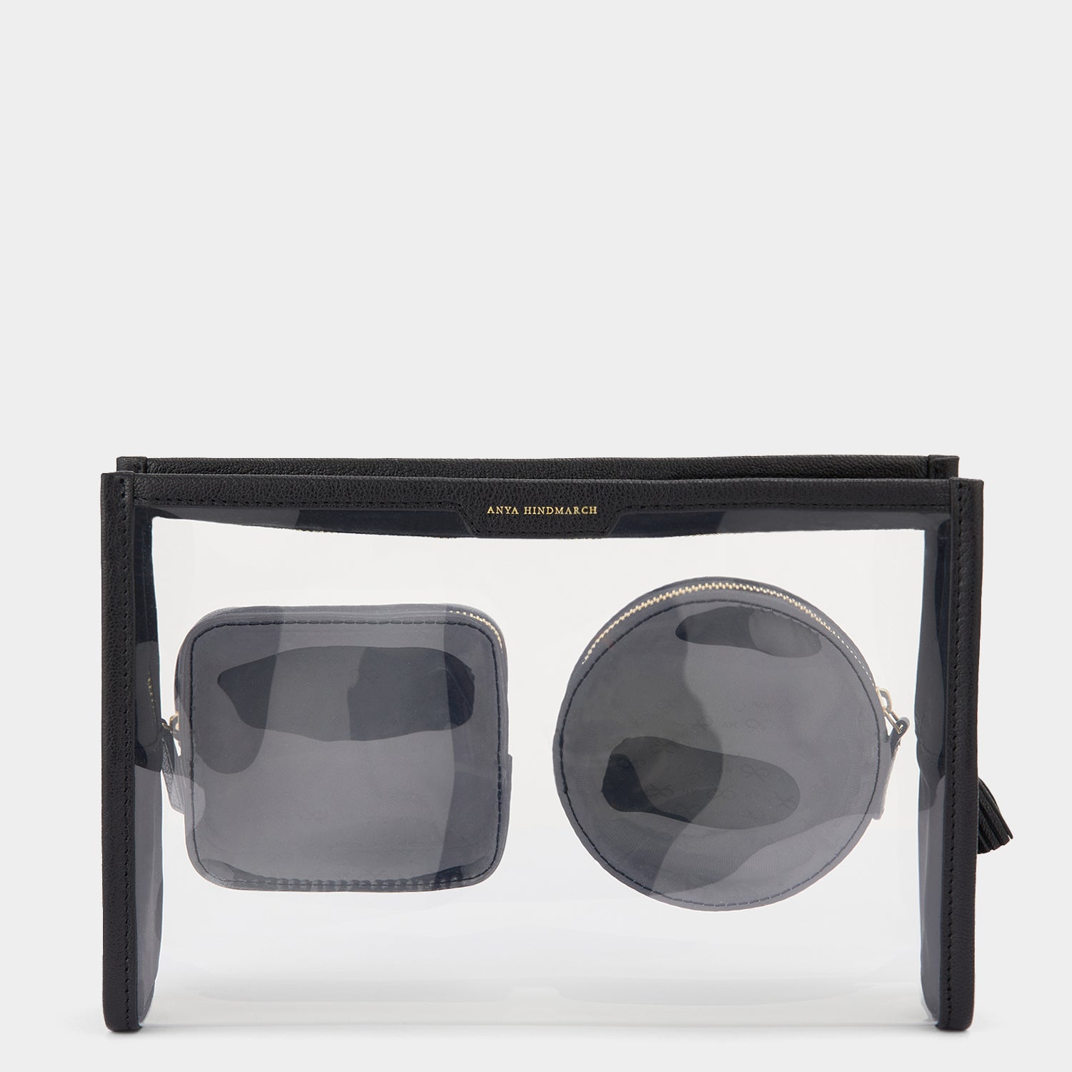Golf Multi Pocket Pouch -

                  
                    Capra Leather in Black -
                  

                  Anya Hindmarch UK

