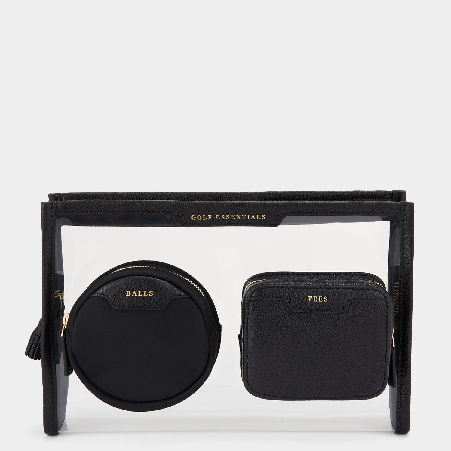 Golf Multi Pocket Pouch -

                  
                    Capra Leather in Black -
                  

                  Anya Hindmarch UK
