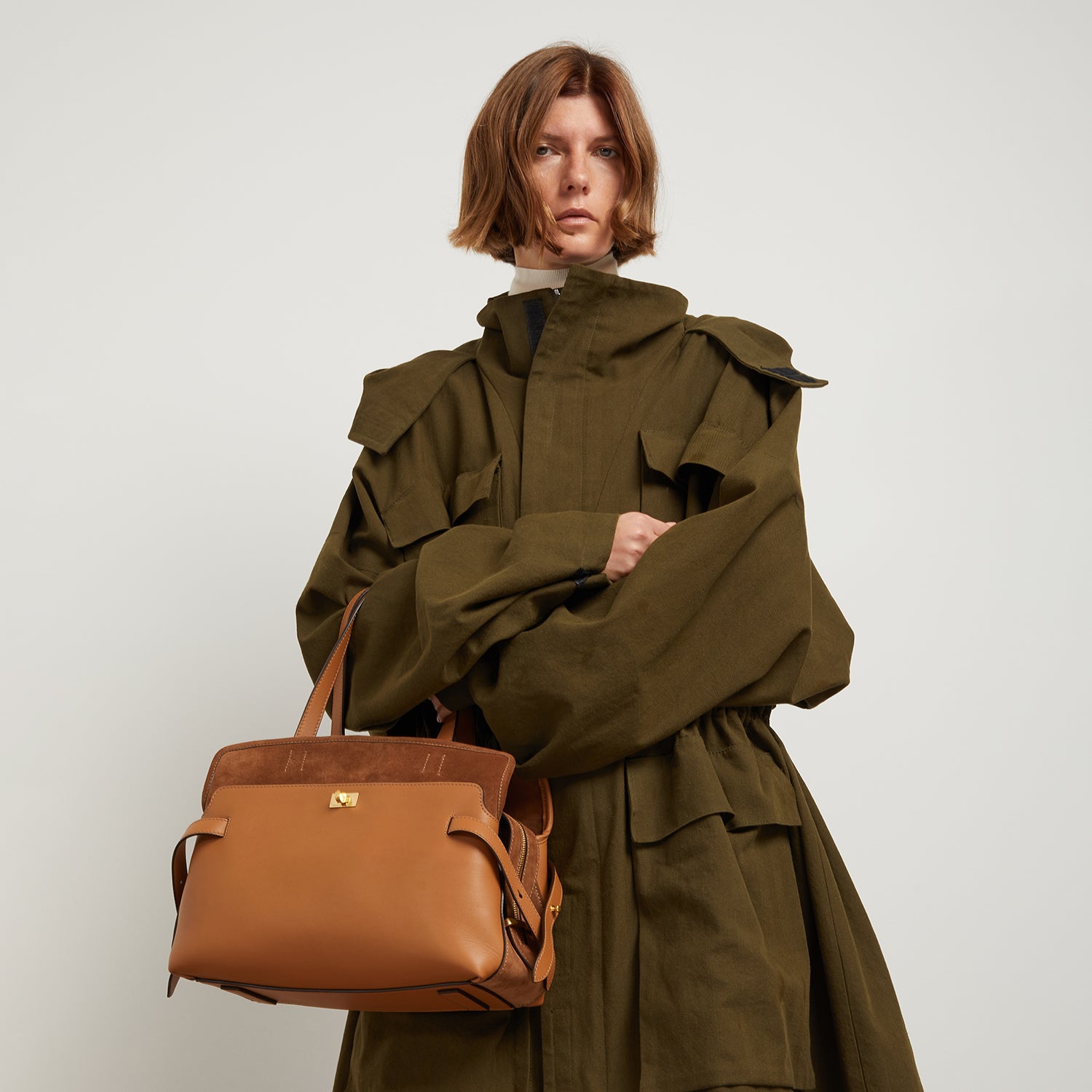 Wilson Shoulder Bag -

                  
                    Suede in Pecan -
                  

                  Anya Hindmarch UK
