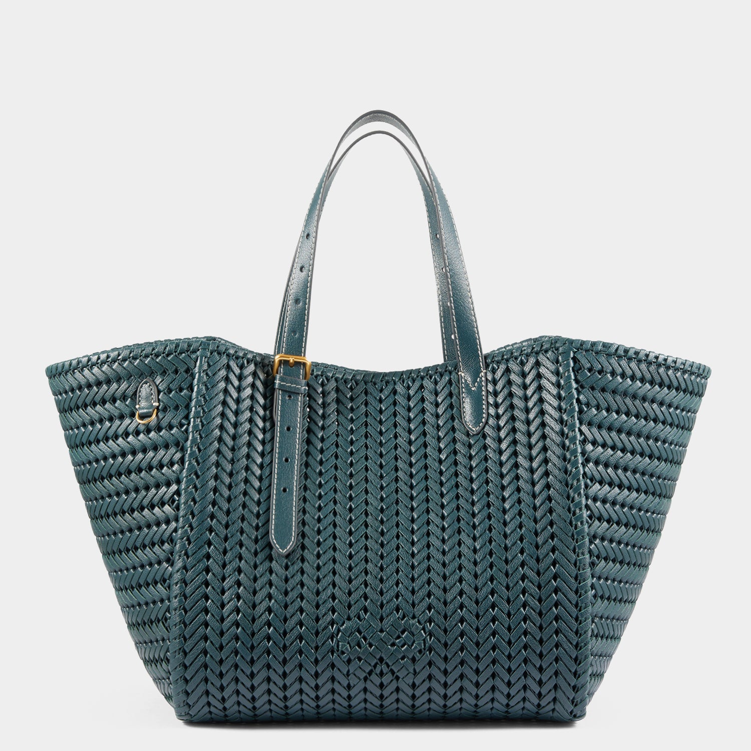 Neeson Square Tote -

                  
                    Capra Leather in Dark Holly -
                  

                  Anya Hindmarch UK
