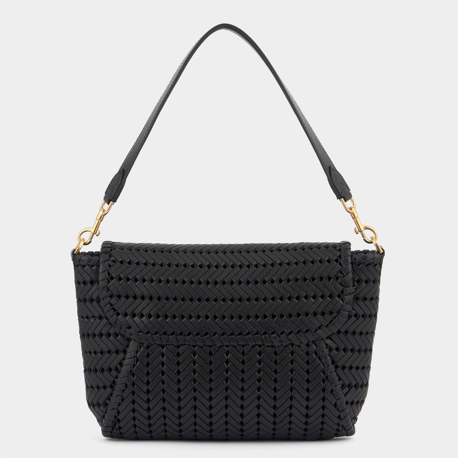 Neeson Tassel Shoulder Bag -

                  
                    Capra Leather in Black -
                  

                  Anya Hindmarch UK

