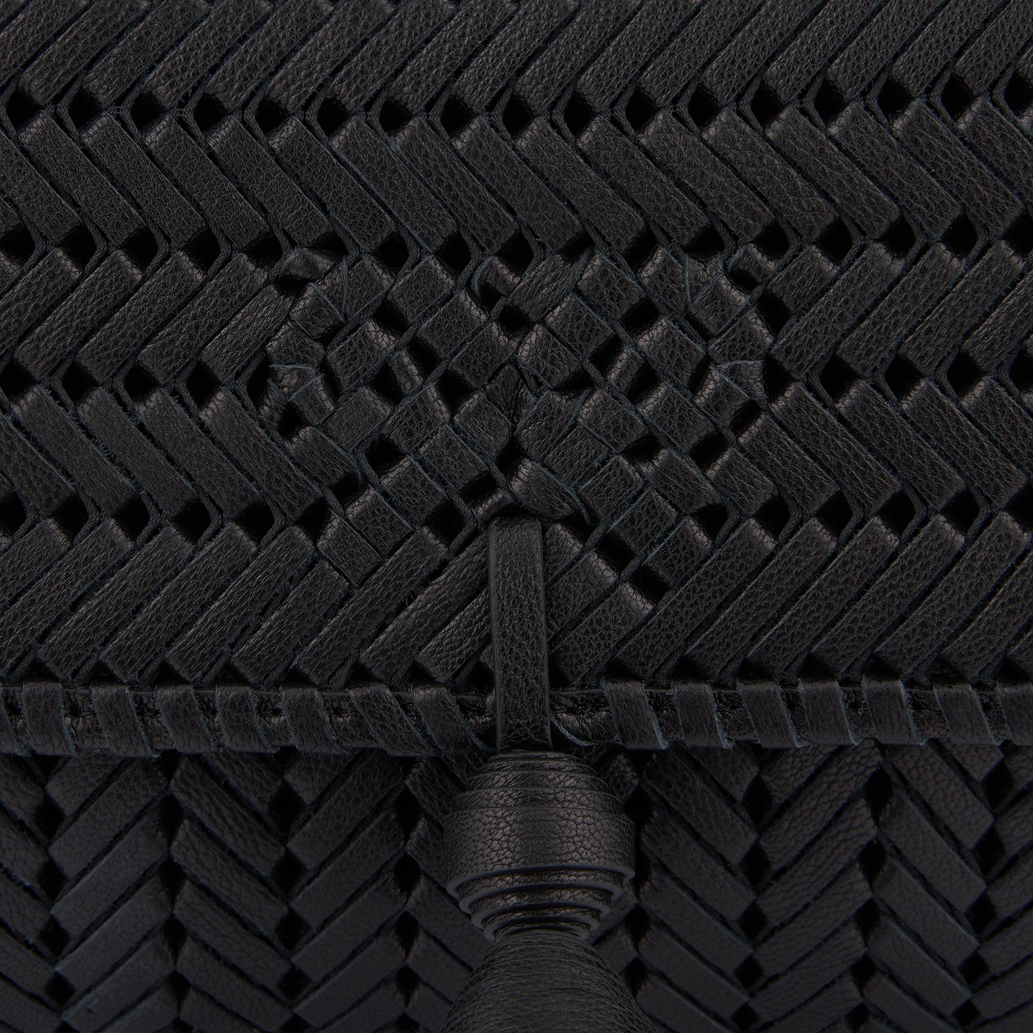 Neeson Tassel Shoulder Bag -

                  
                    Capra Leather in Black -
                  

                  Anya Hindmarch UK
