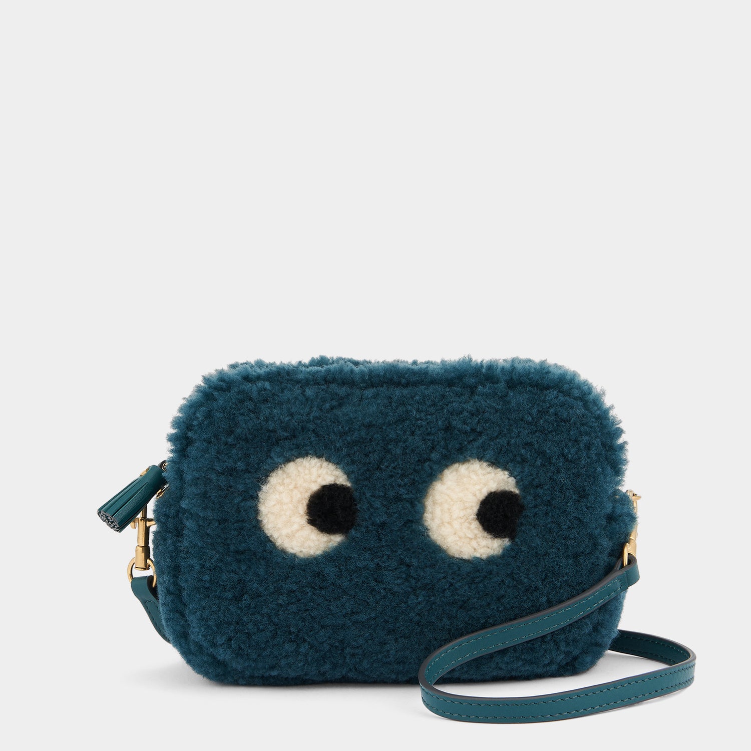 Shearling Eyes Cross-body -

                  
                    Shearling in Dark Teal -
                  

                  Anya Hindmarch UK
