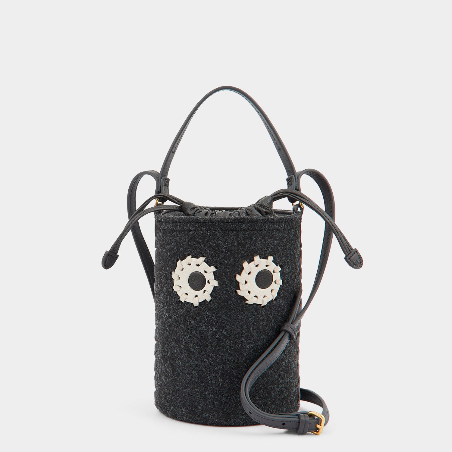 Mini Eyes Cross-body -

                  
                    Felt in Charcoal -
                  

                  Anya Hindmarch UK
