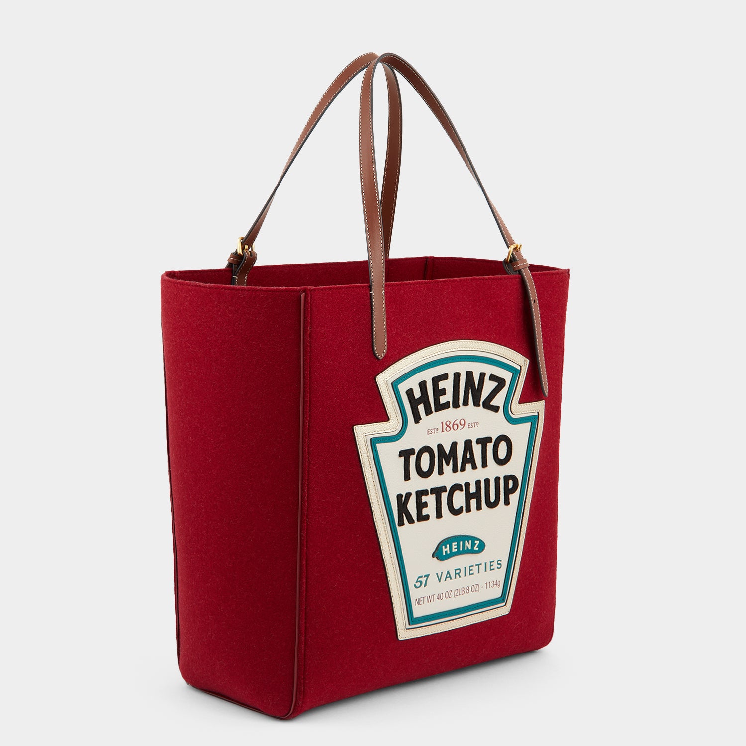 Anya Brands Ketchup Felt Tote -

                  
                    Recycled Felt in Vampire -
                  

                  Anya Hindmarch UK
