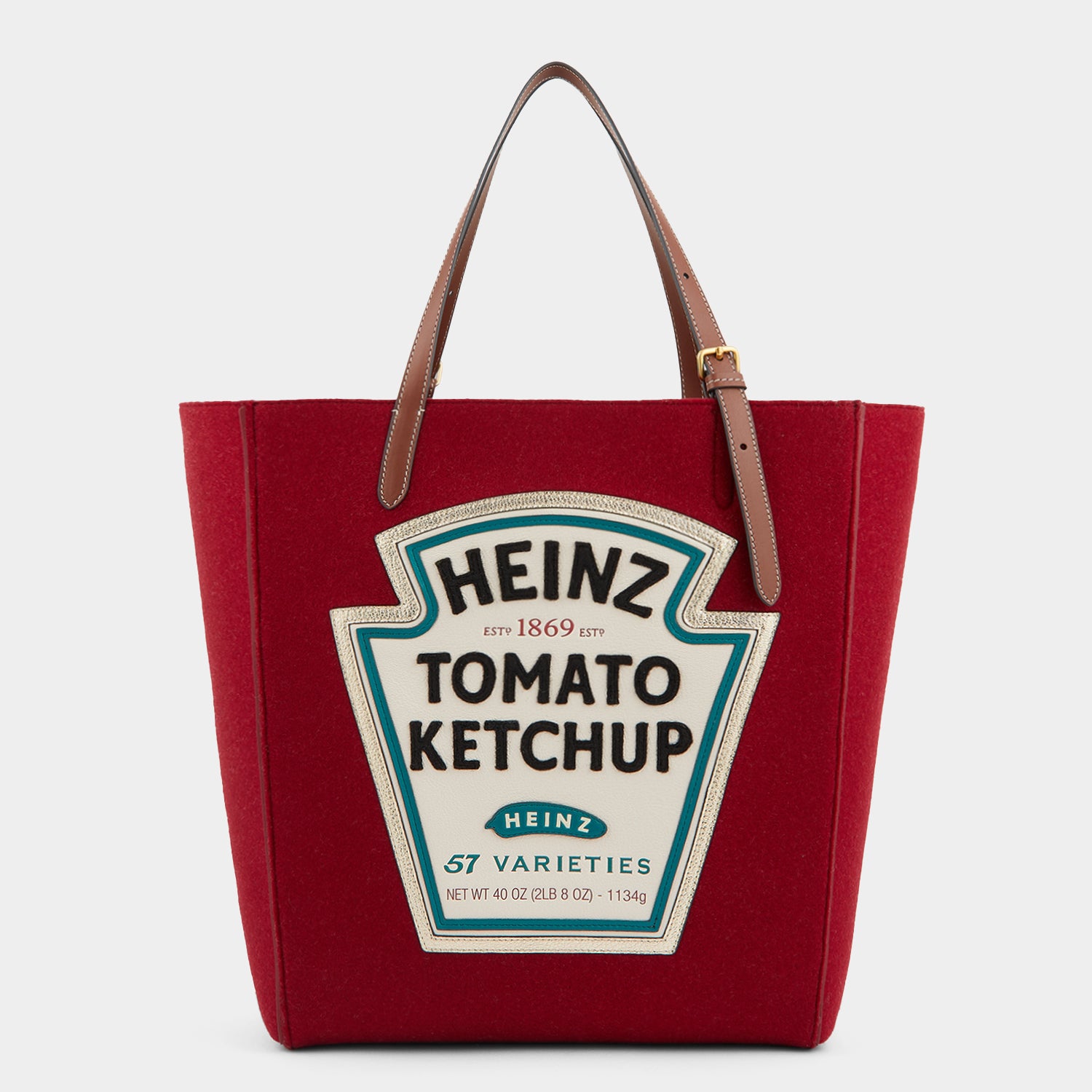 Anya Brands Ketchup Felt Tote -

                  
                    Recycled Felt in Vampire -
                  

                  Anya Hindmarch UK
