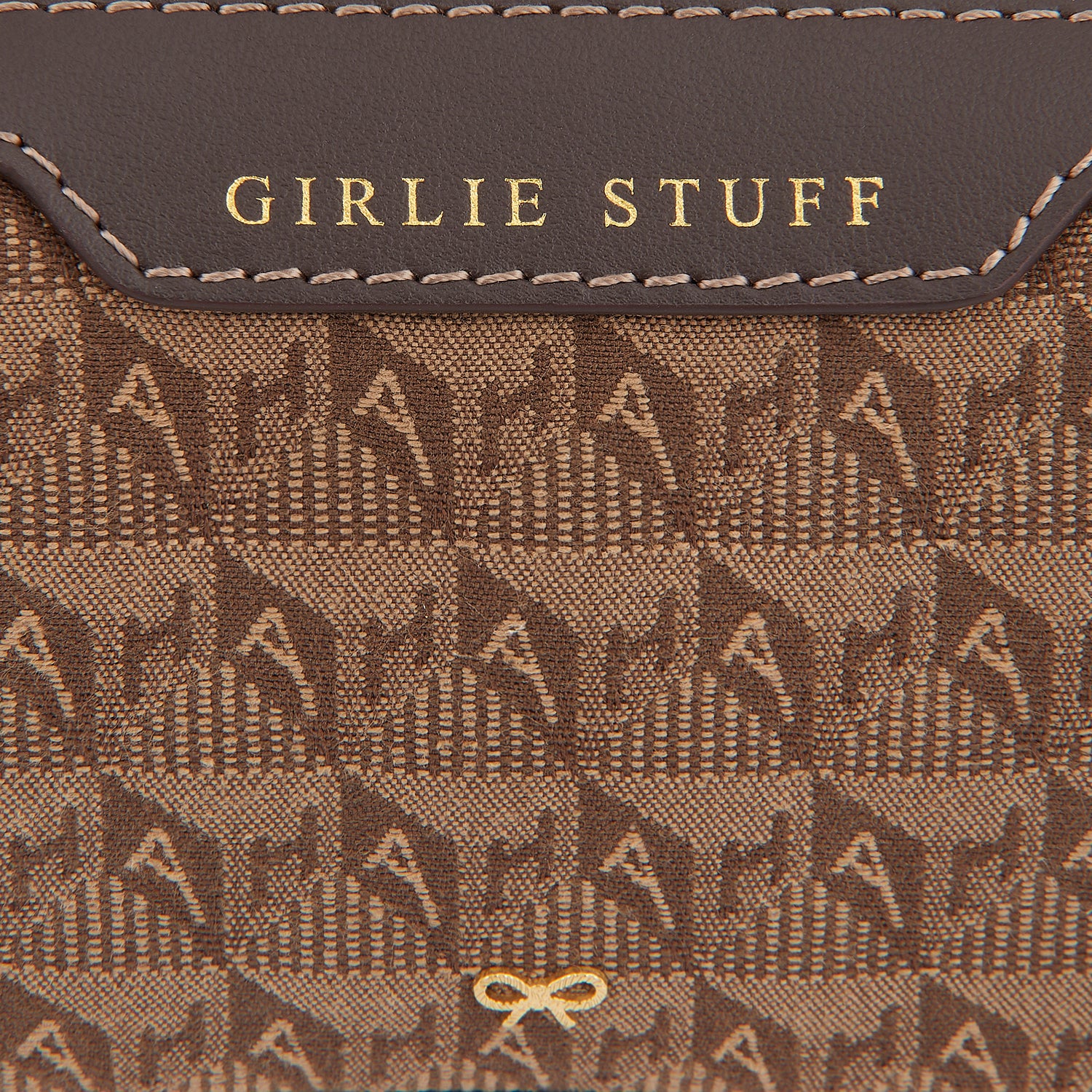 Jacquard Girlie Stuff -

                  
                    Jacquard in Dark Earth -
                  

                  Anya Hindmarch UK
