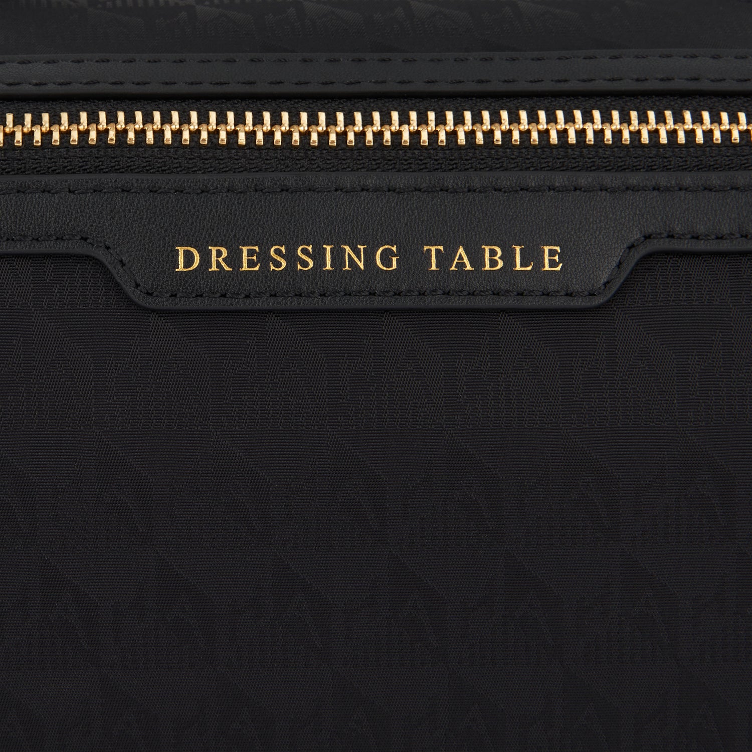 Logo Dressing Table -

                  
                    Jacquard Nylon in Black -
                  

                  Anya Hindmarch UK
