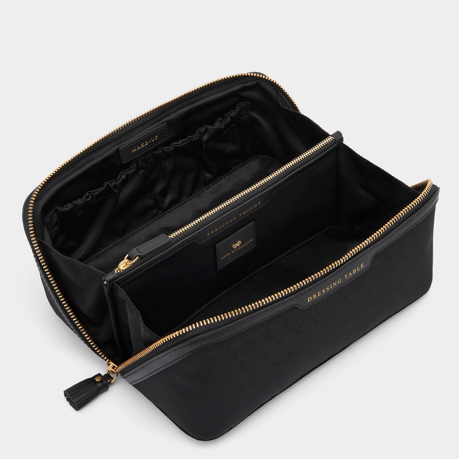 Logo Dressing Table -

                  
                    Jacquard Nylon in Black -
                  

                  Anya Hindmarch UK
