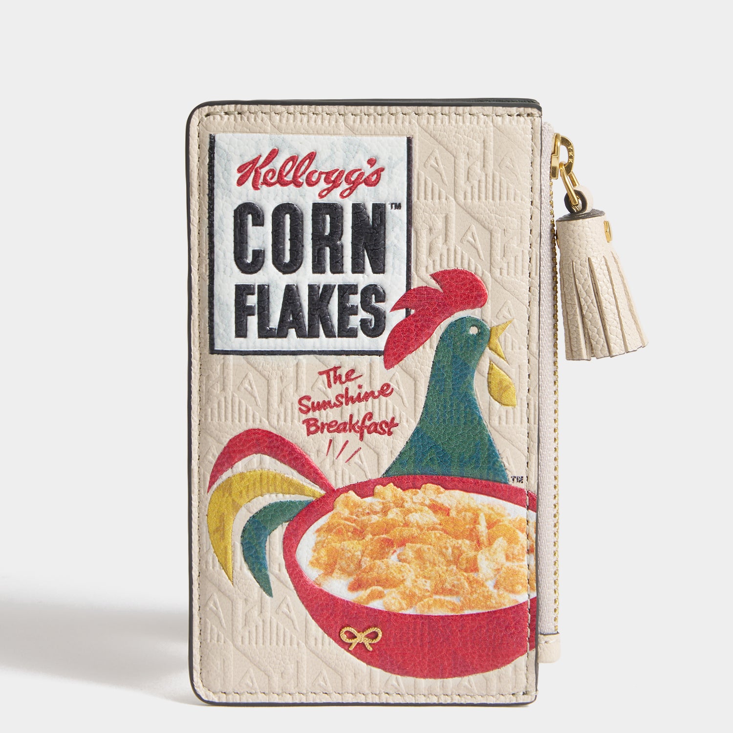 Anya Brands Corn Flakes Zip Card Case -

          
            Capra Leather in Chalk -
          

          Anya Hindmarch UK
