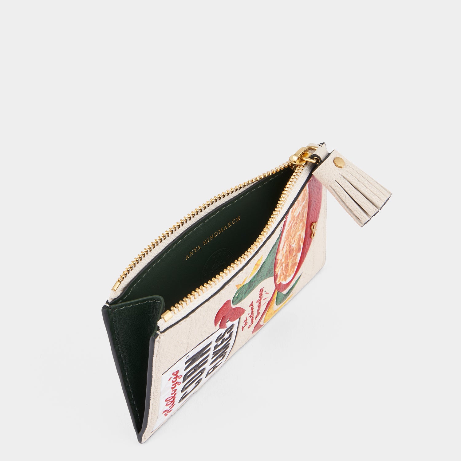 Anya Brands Corn Flakes Zip Card Case -

                  
                    Capra Leather in Chalk -
                  

                  Anya Hindmarch UK
