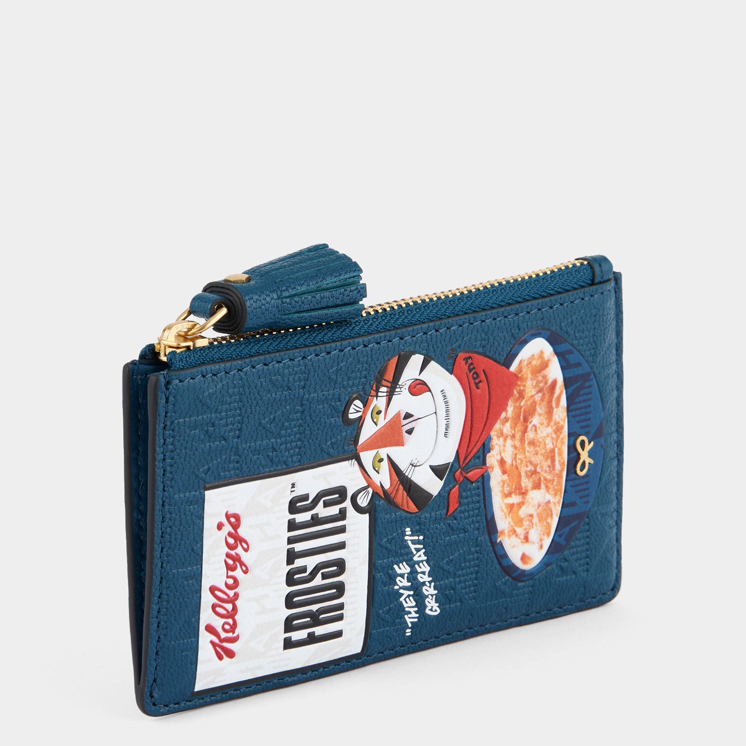 Anya Brands Frosties Zip Card Case -

                  
                    Capra Leather in Light Petrol -
                  

                  Anya Hindmarch UK
