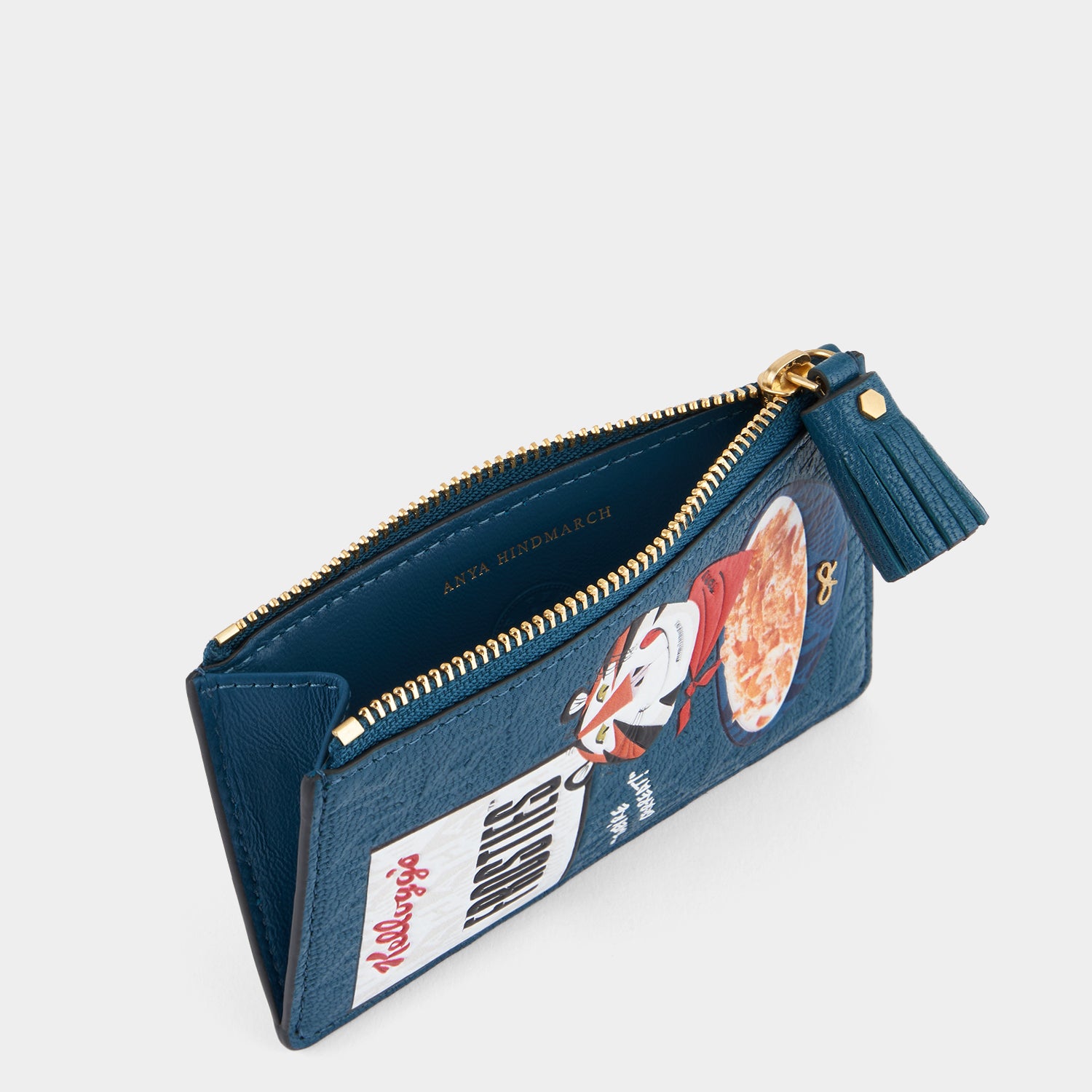 Anya Brands Frosties Zip Card Case -

                  
                    Capra Leather in Light Petrol -
                  

                  Anya Hindmarch UK
