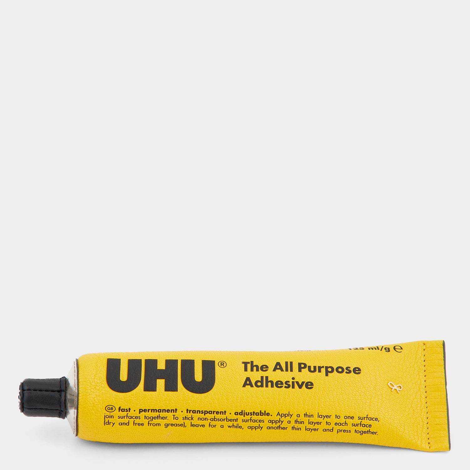 Anya Brands UHU Pencil Case -

                  
                    Capra Leather in Yellow -
                  

                  Anya Hindmarch UK
